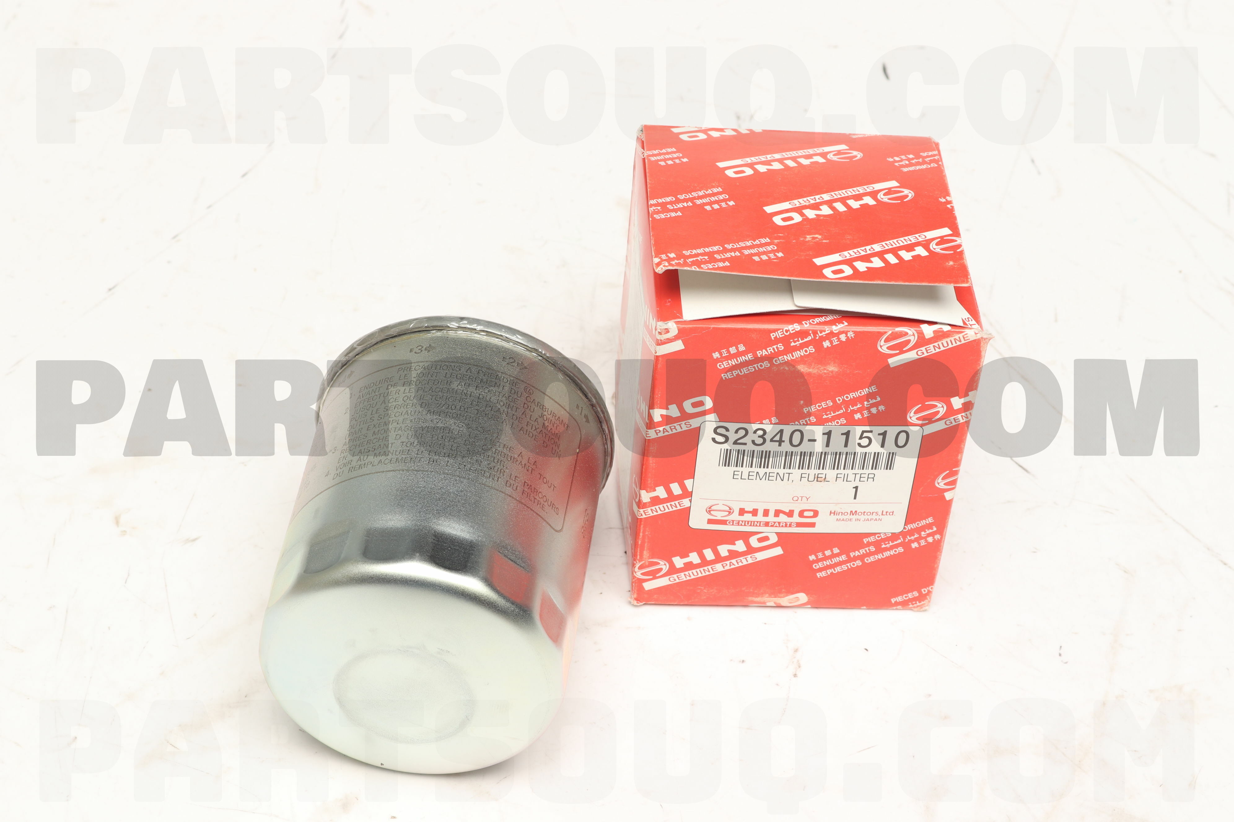 New Forklift Fuel Filter Hino S2340-11510 Hacus Aftermarket FPE 