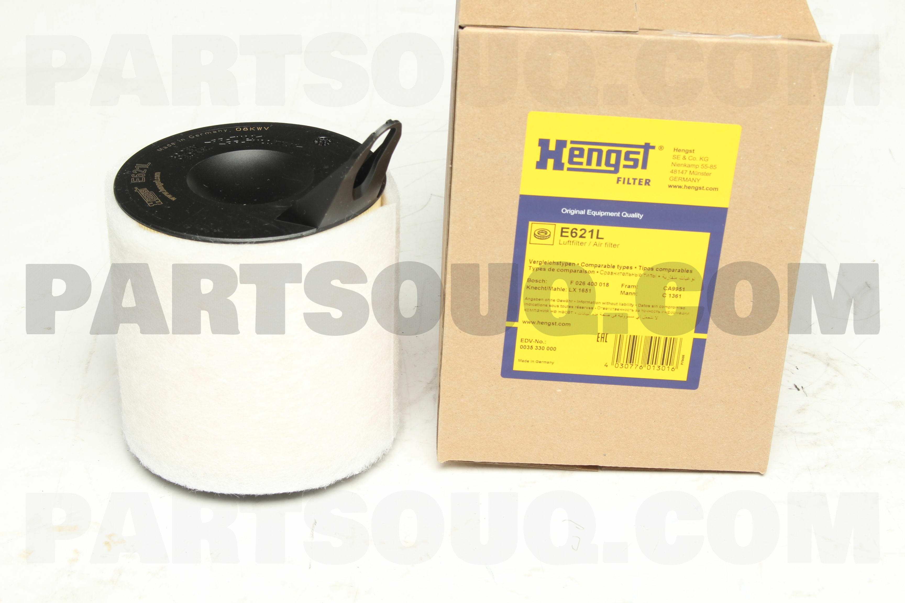 New Genuine HENGST Air Filter E621L Top German Quality 