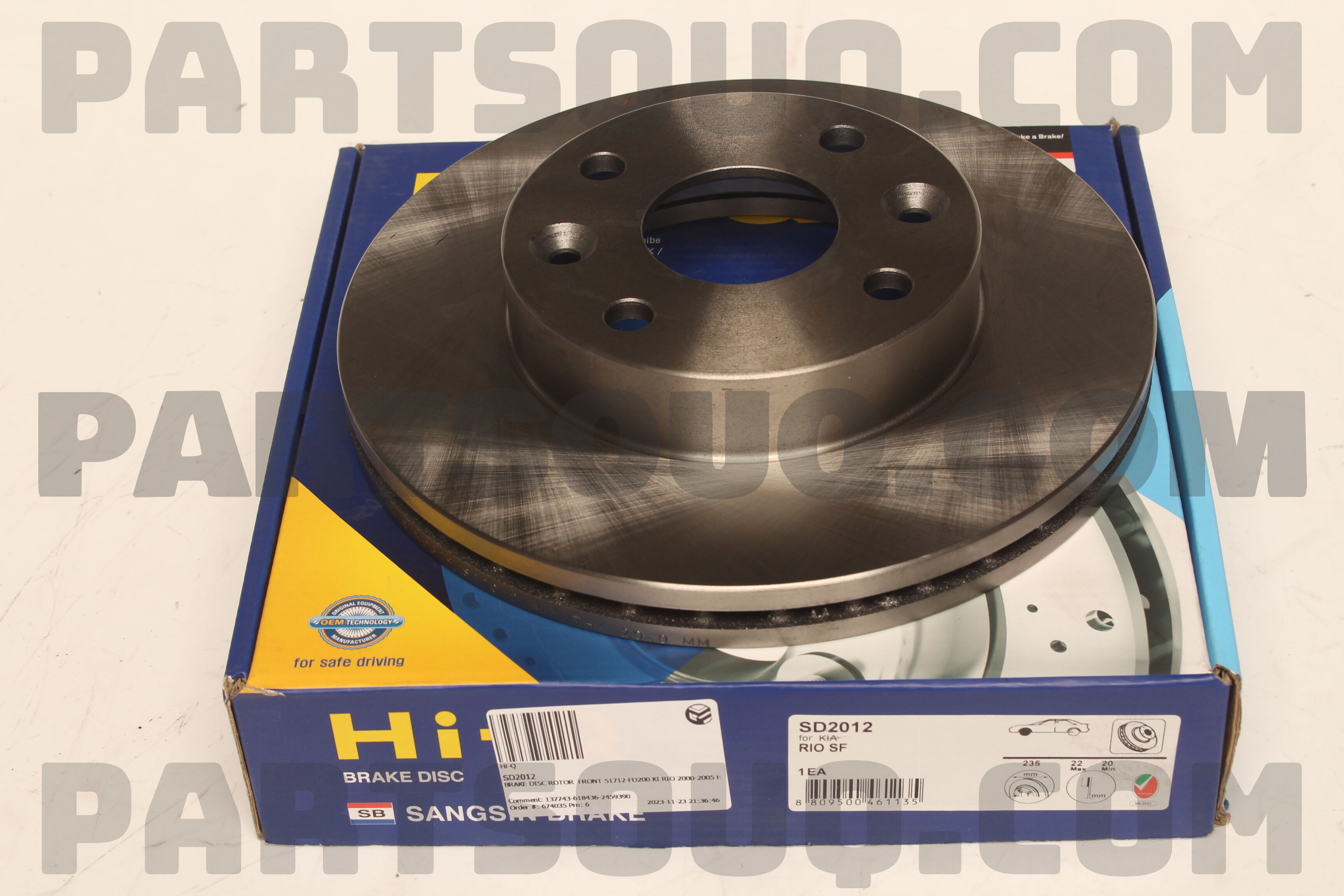DISC-BRAKE FRT 51712FD200 | Hyundai / KIA Parts | PartSouq