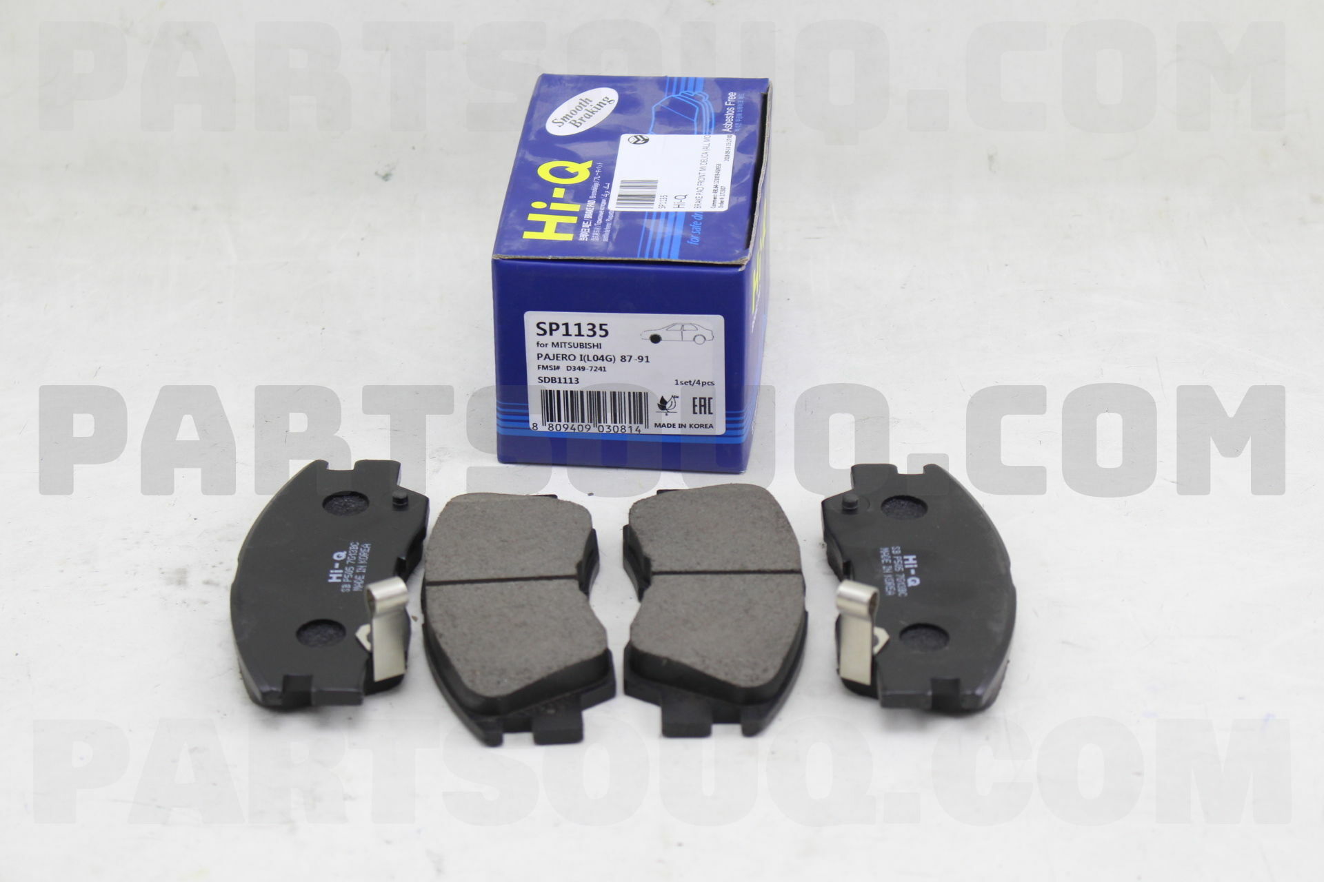 BRAKE PAD FRONT MI DELICA (ALL MODELS) 1986-1995 Hi-Q SP1135