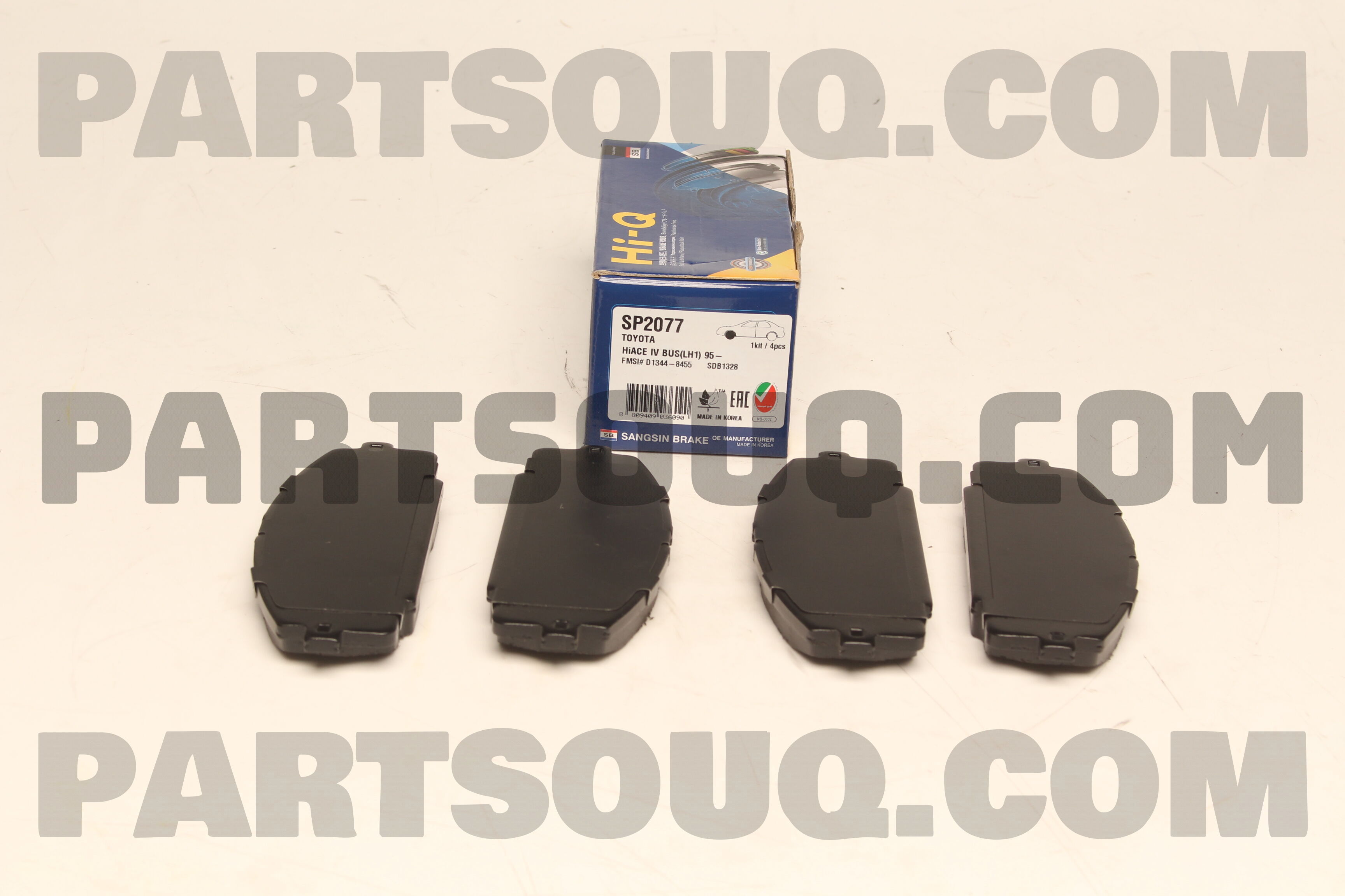 BRAKE PAD FRONT 04465-25060 TO HIACE 1987-1989 HI-Q SP2077