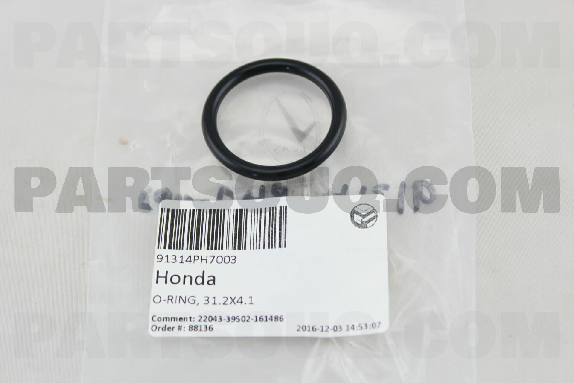 O Ring 31 2x4 1 ph7003 Honda Parts Partsouq