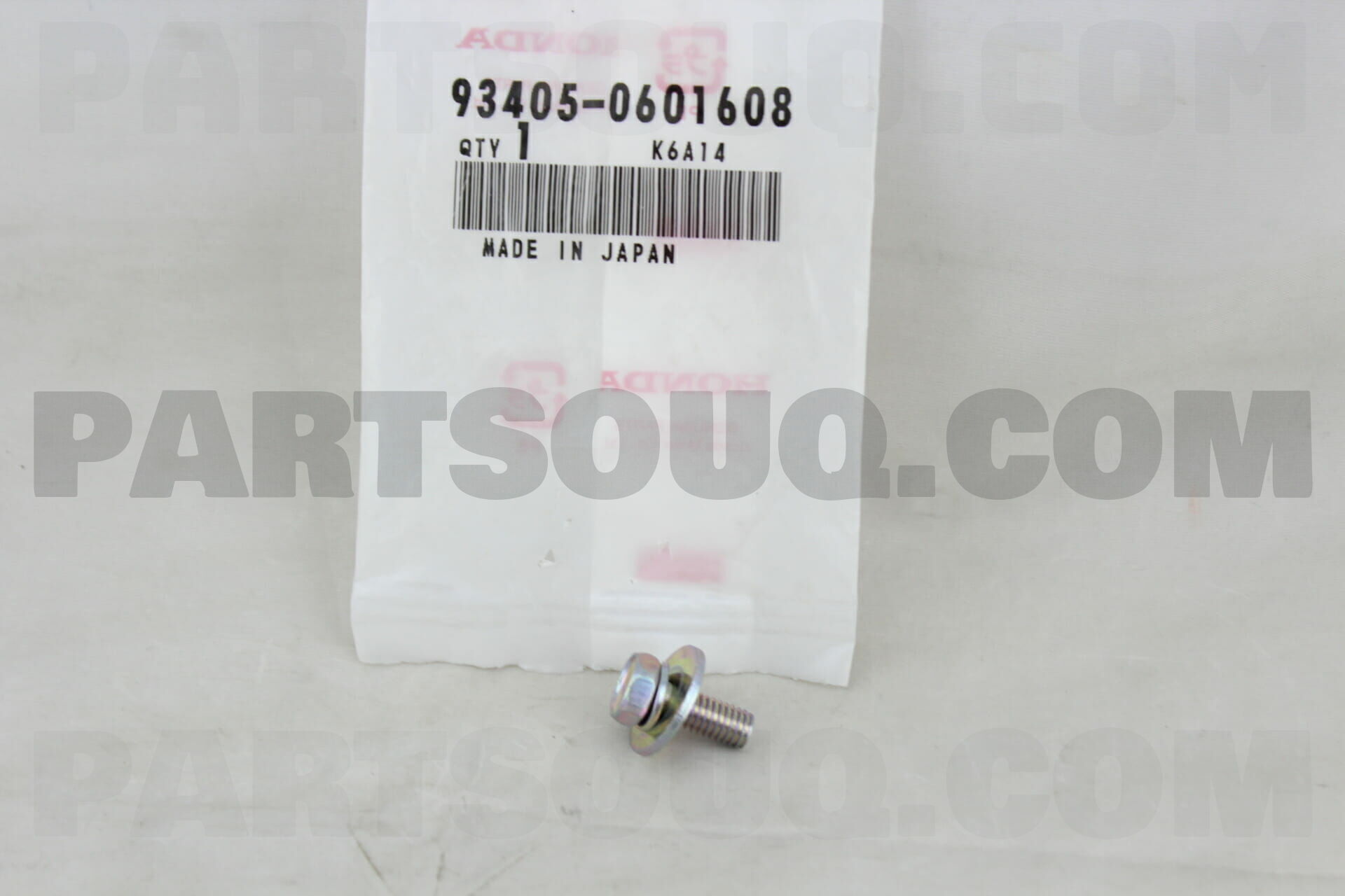 スペシャルオファ BOLT-WASH.,6X16 934050601608 | Honda Parts | PartSouq 麻雀