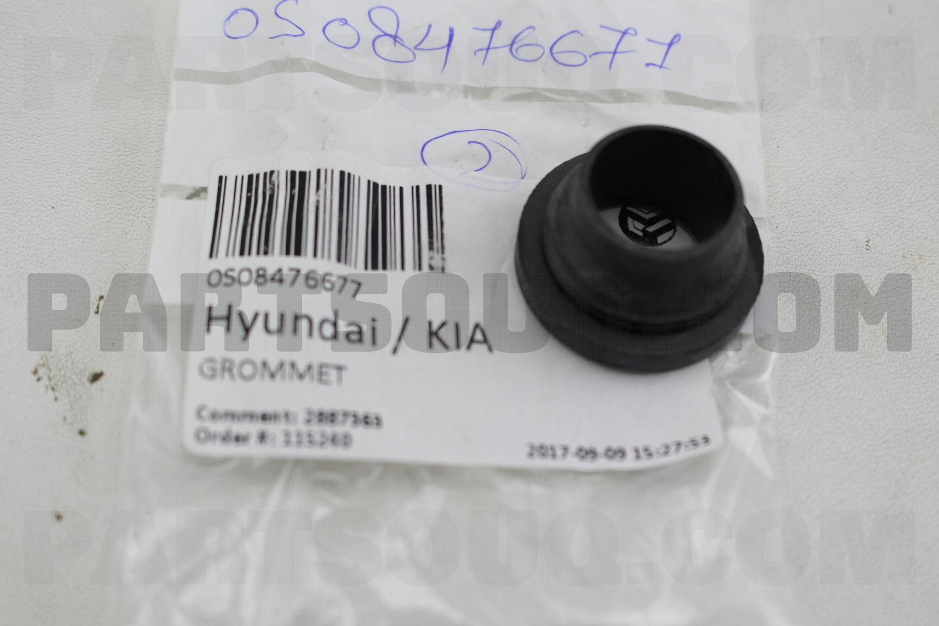 GROMMET,WASHER TANK S08476677 | Hyundai / KIA Parts | PartSouq