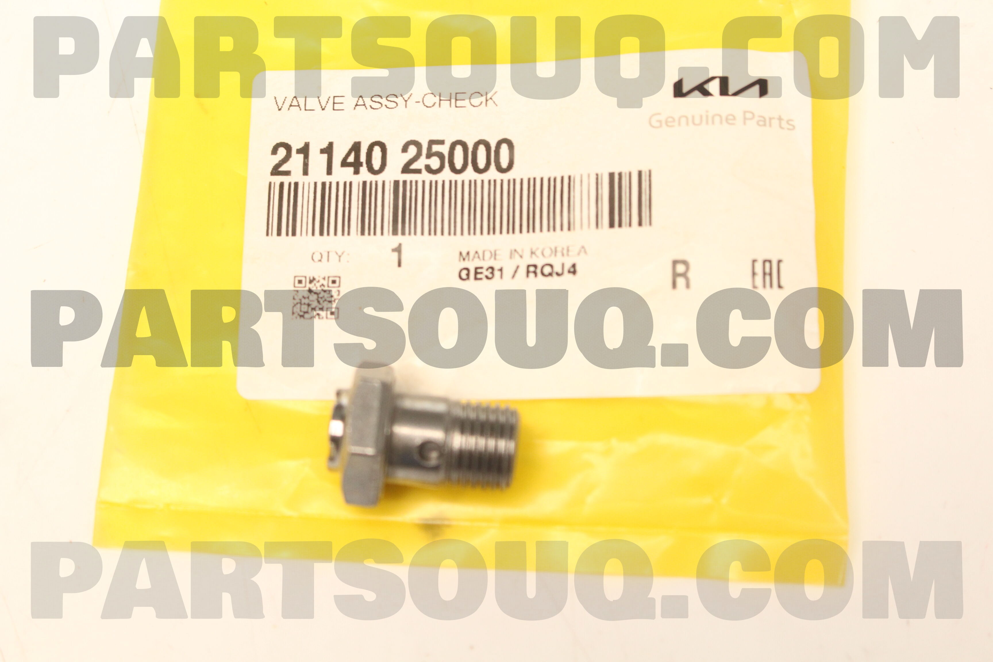VALVE ASSY-CHECK 2114025000 | Hyundai / KIA Parts | PartSouq
