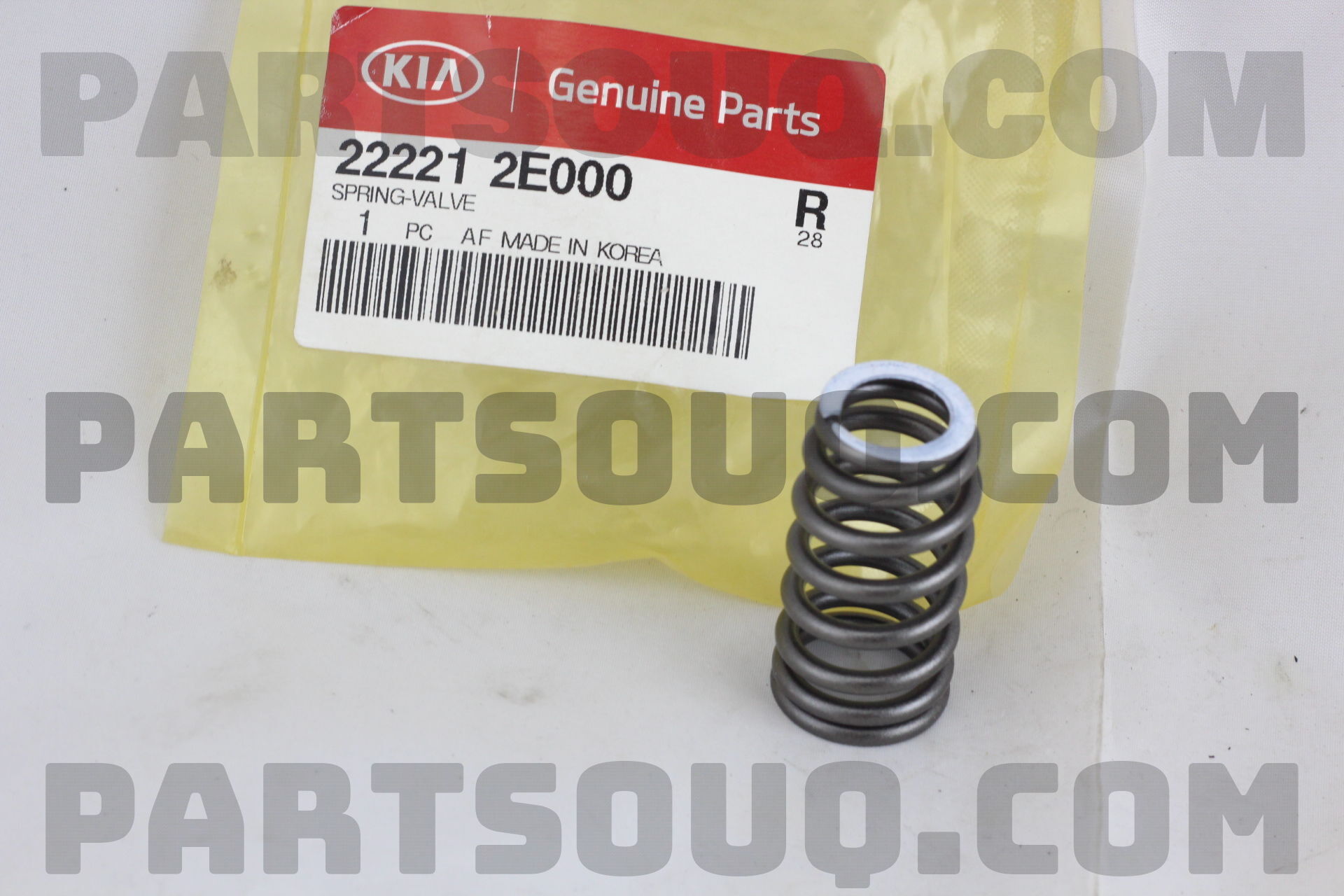 SPRING-VALVE 222212E000 | Hyundai / KIA Parts | PartSouq
