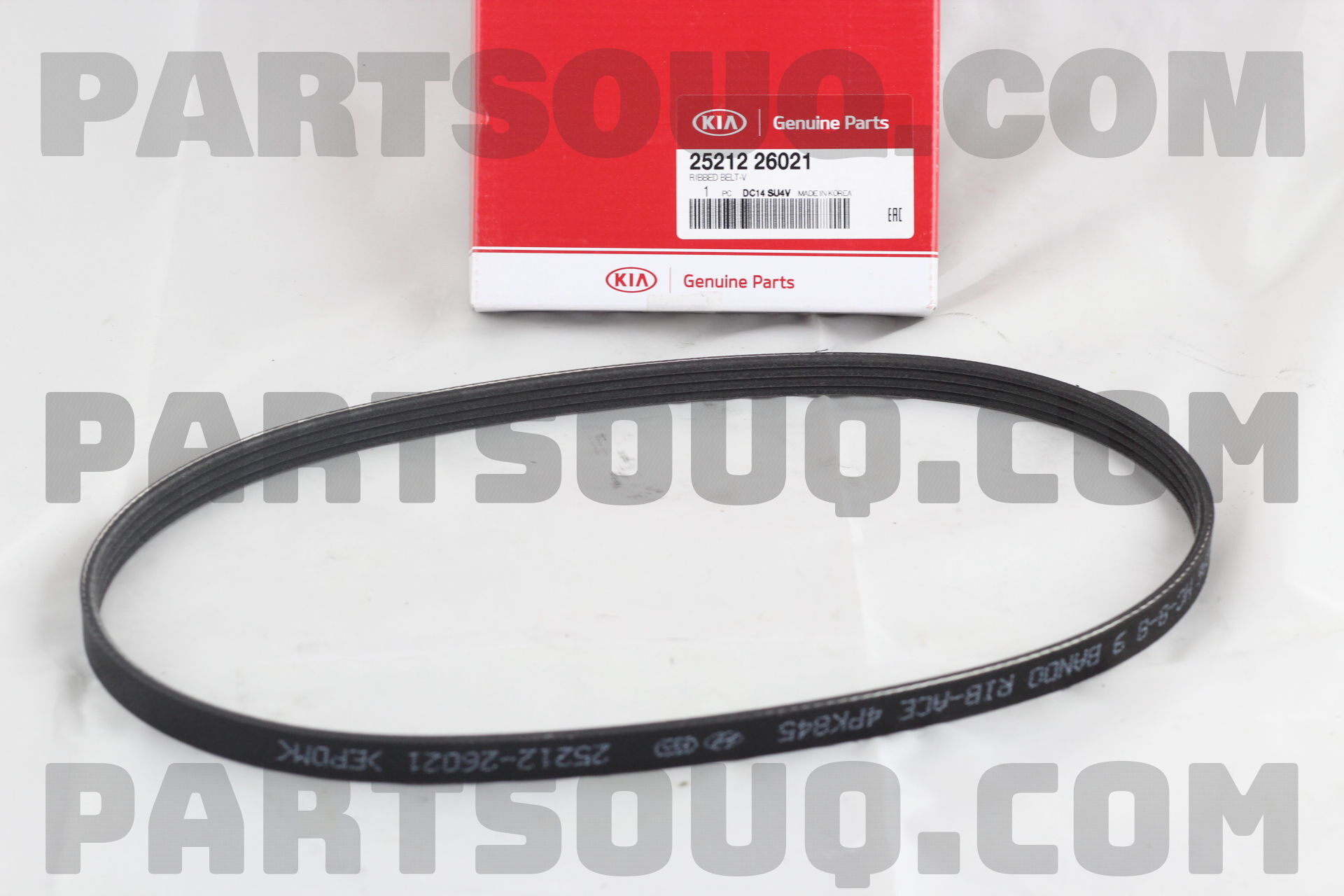 V-RIBBED BELT 2521226021 | Hyundai / KIA Parts | PartSouq