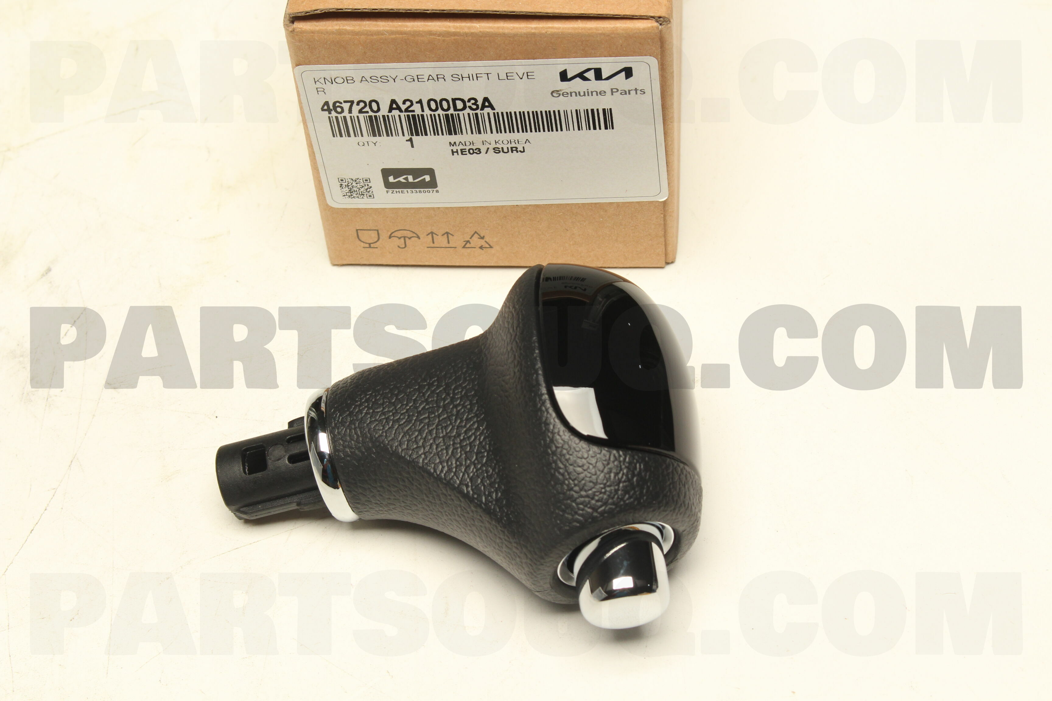 KNOB ASSYGEAR SHIFT LEVER 46720A2100D3A Hyundai / KIA Parts PartSouq