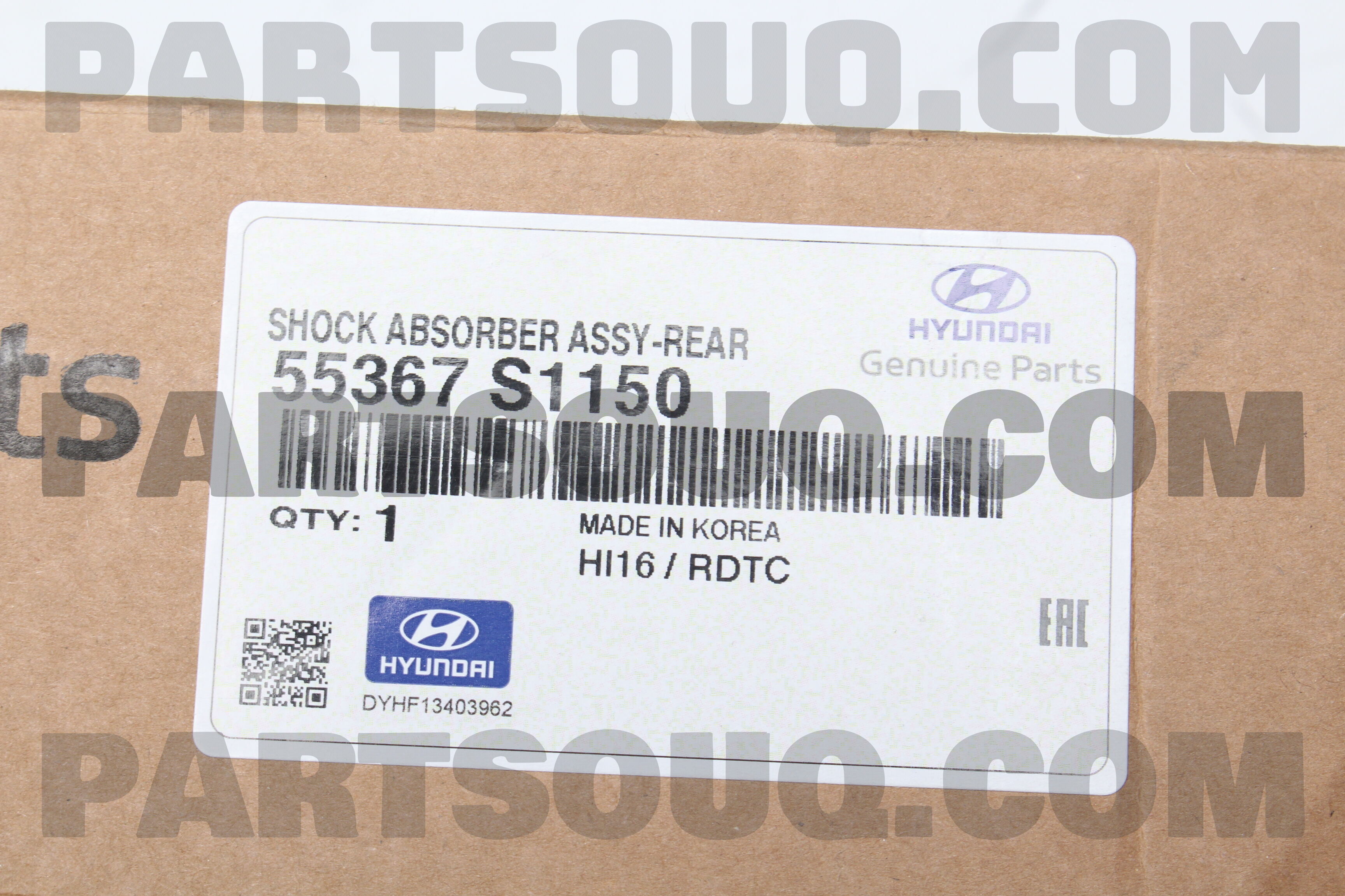 55367 SHOCK ABSORBER ASSY-REAR 55367S1150 | Hyundai / KIA Parts | PartSouq
