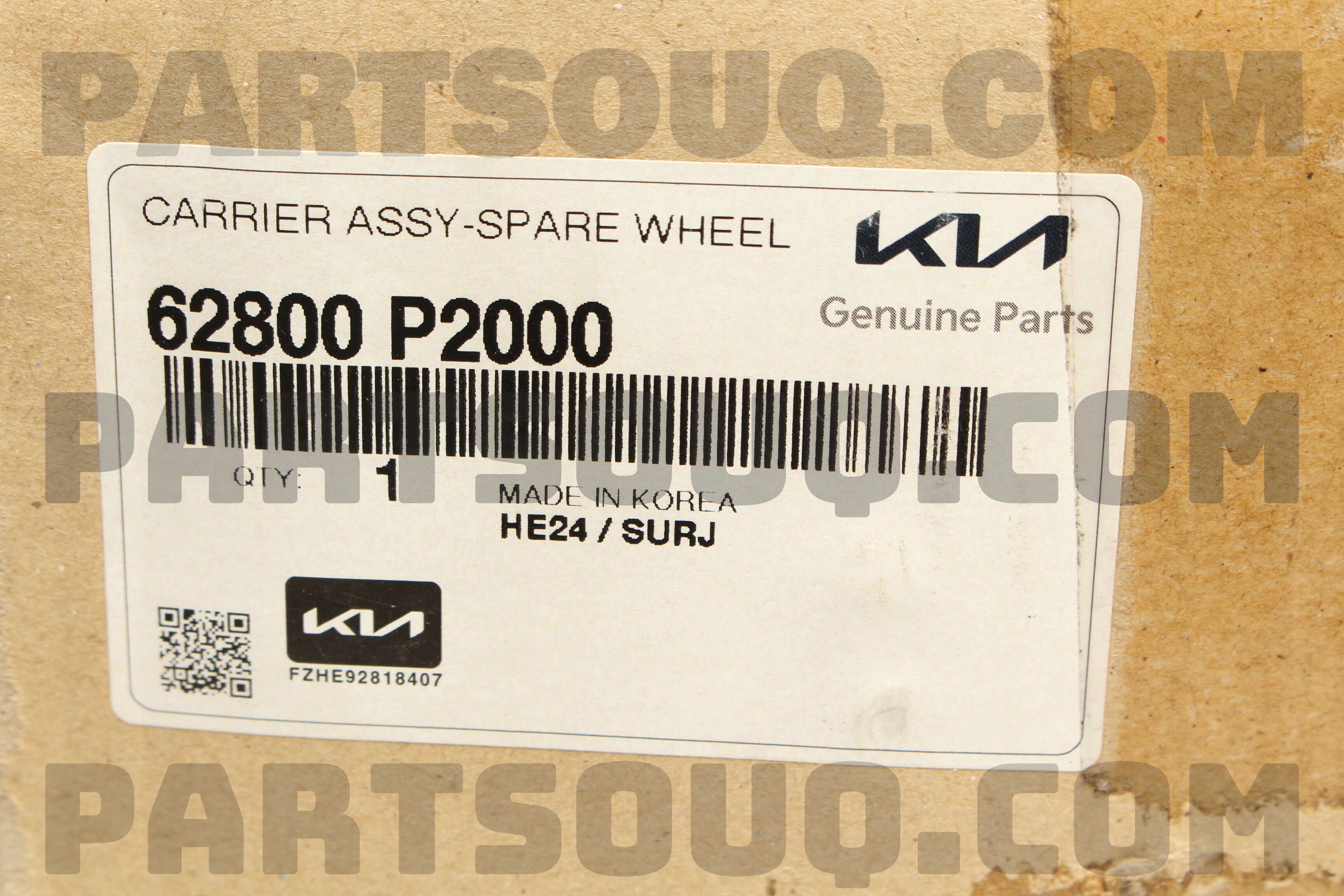 CARRIER ASSY-SPARE WHEEL 62800P2000 | Hyundai / KIA Parts | PartSouq