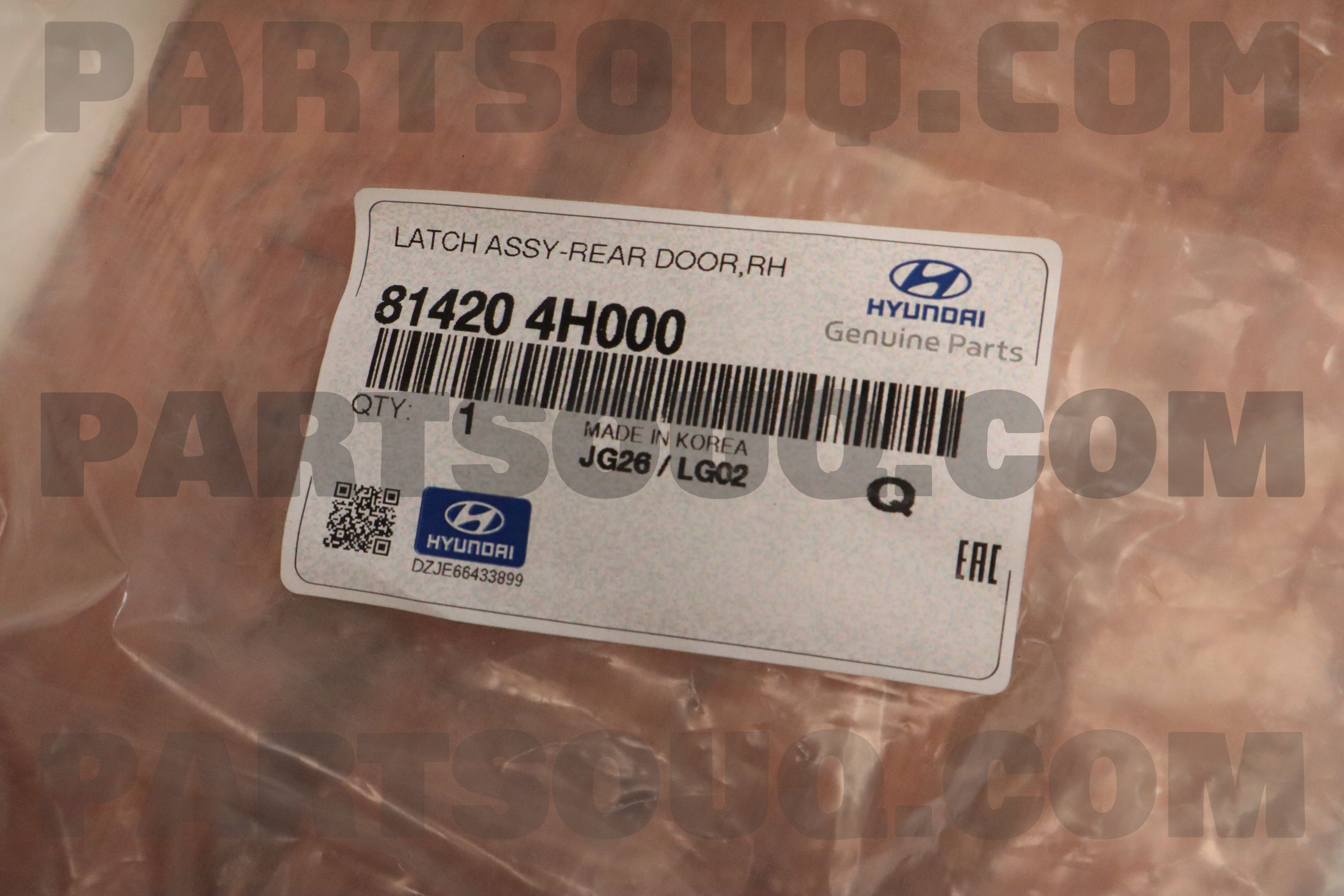 LATCH ASSY-RR DR RH 814204H000 | Hyundai / KIA Repuestos | PartSouq
