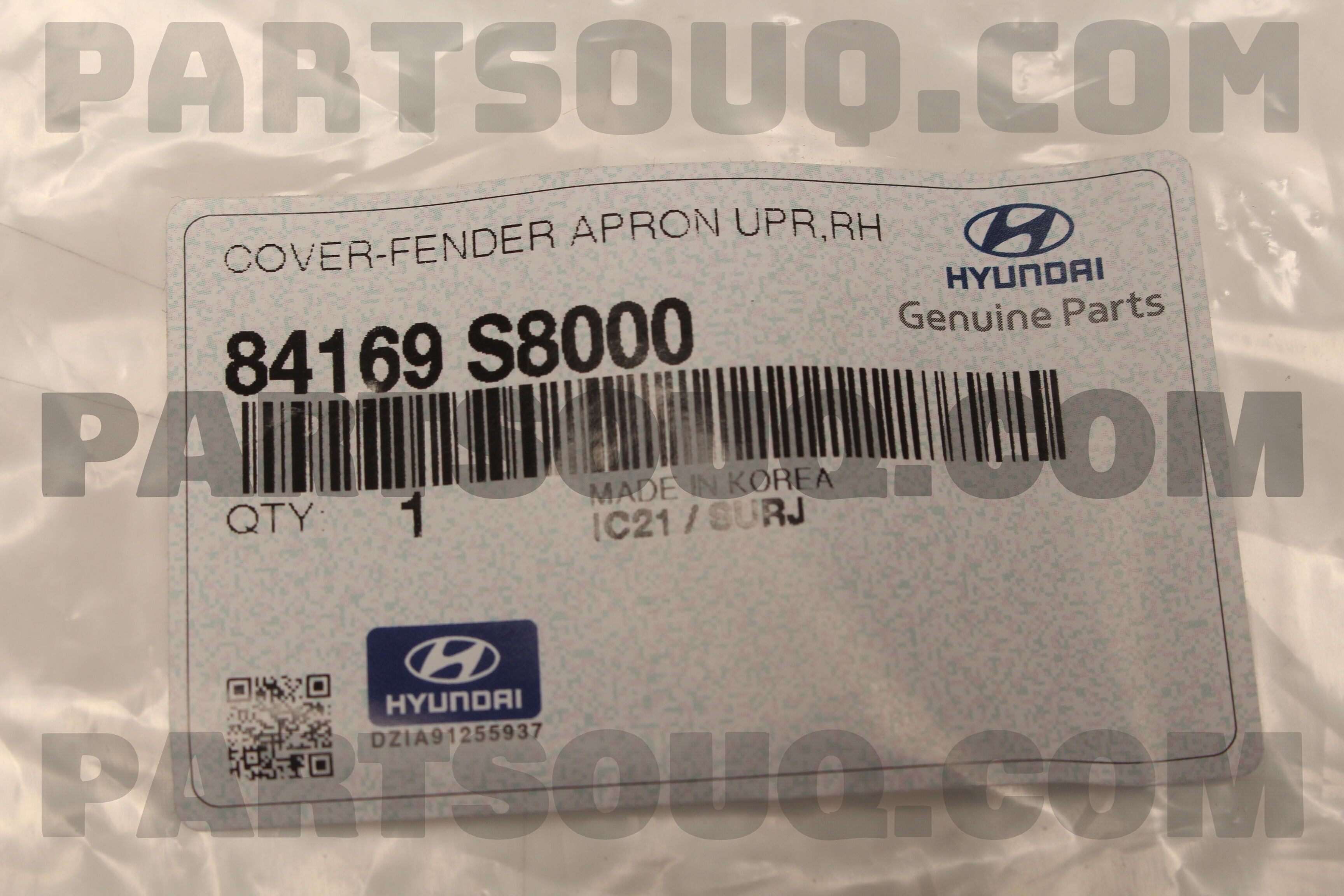 COVER-FENDER APRON UPR,RH 84169S8000 | Hyundai / KIA Parts | PartSouq