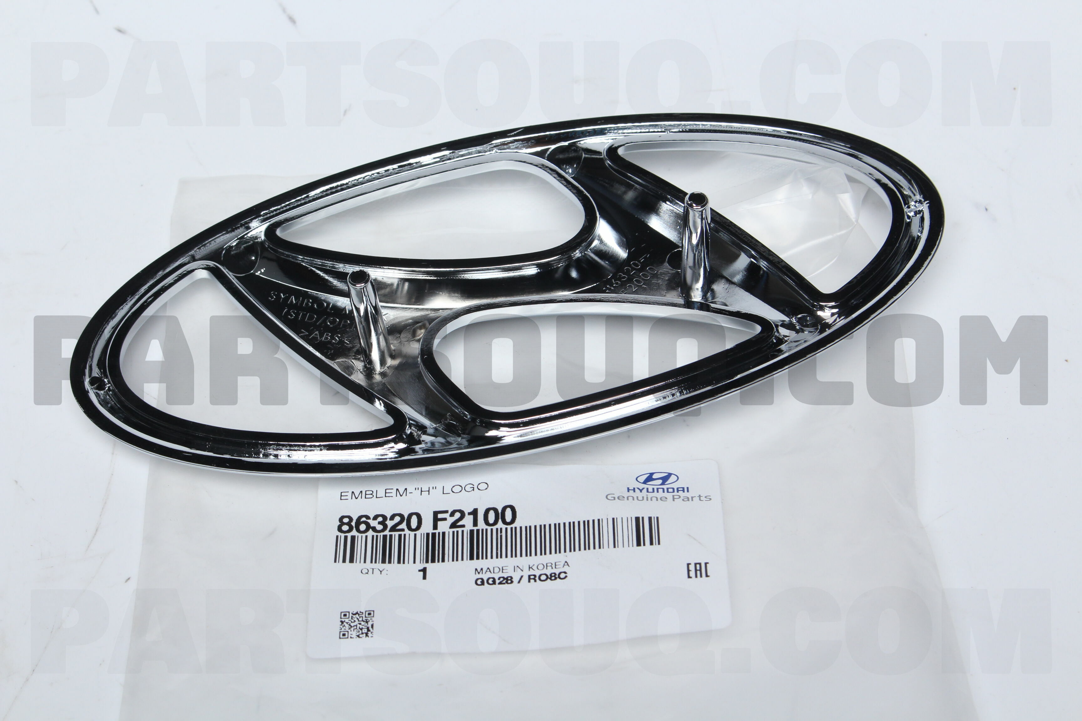 Genuine] 863631R000 Front H Logo Emblem For Hyundai Accent 11-12 ⭐Low Price⭐  | eBay