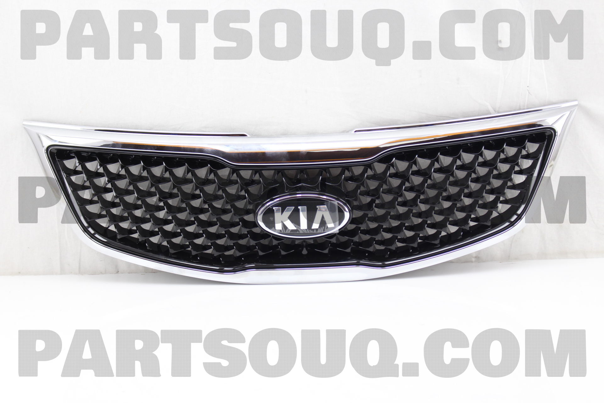 Evan-Fischer Grille Grill For Kia Sportage 2013 – Chrome Shell W/ Painted Gray Insert, Direct Fit OE 863503W030
