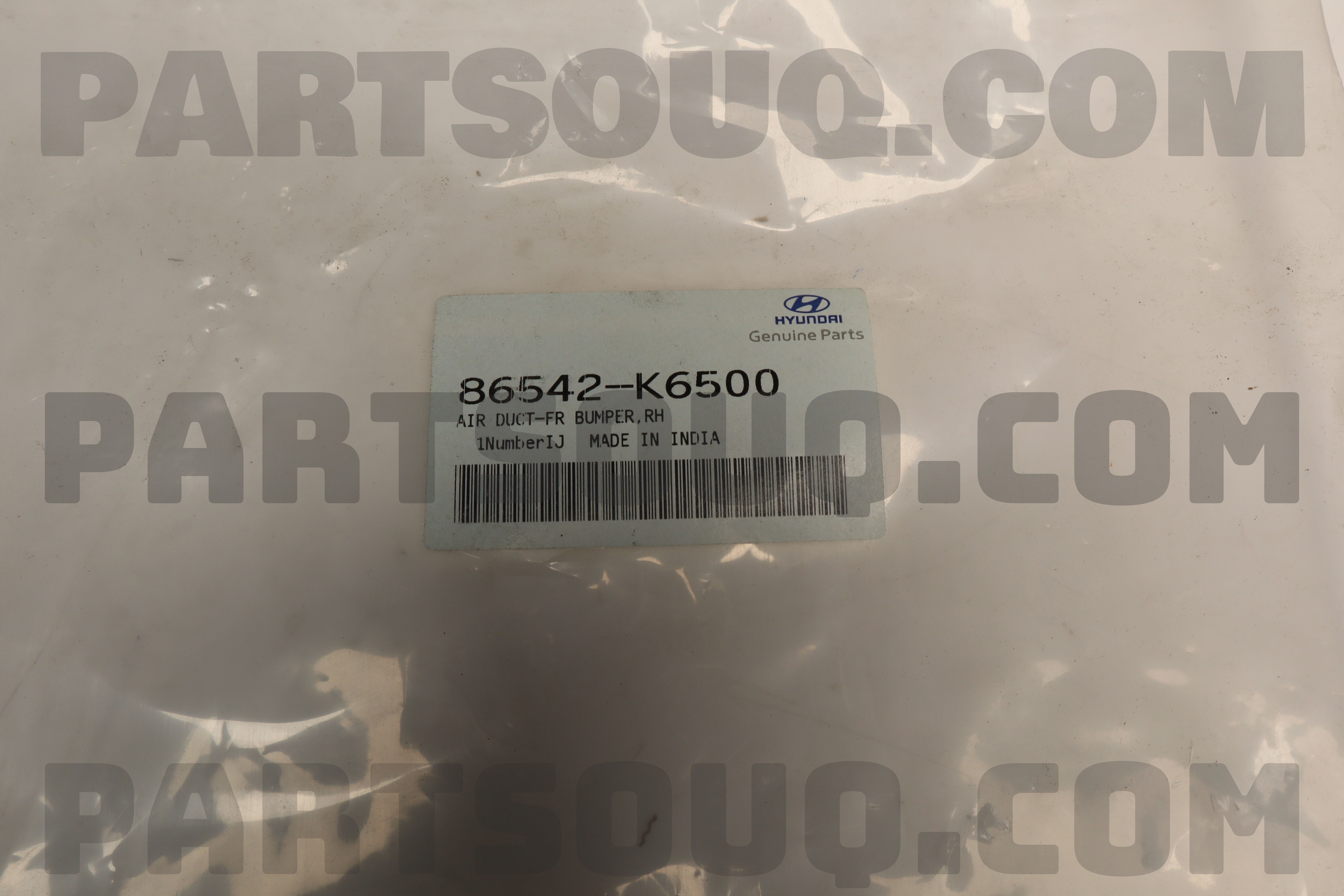 AIR DUCT-FR BUMPER,RH 86542K6500 | Hyundai / KIA Parts | PartSouq