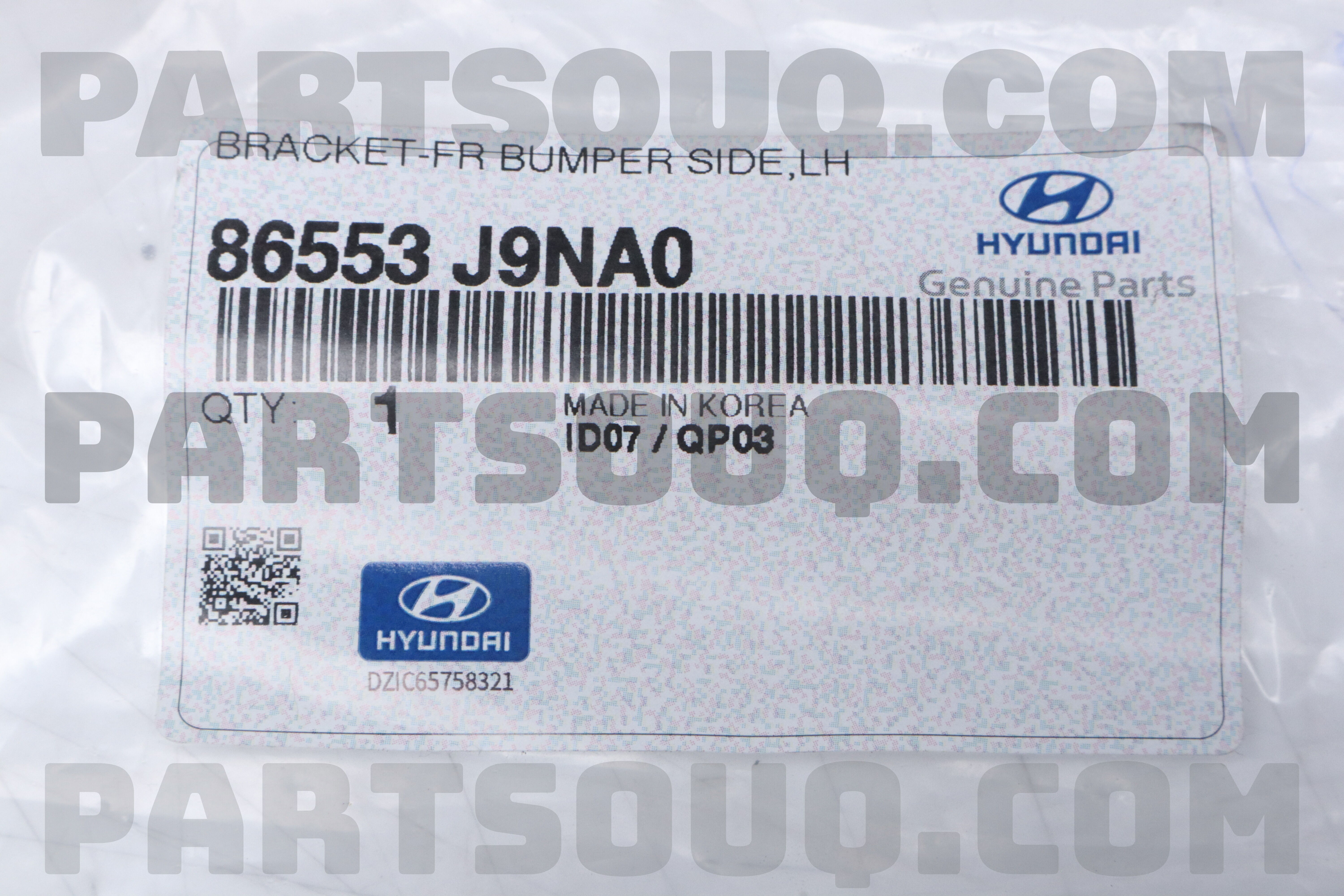 BRACKET-FR BUMPER SIDE,LH 86553J9NA0 | Hyundai / KIA Parts | PartSouq