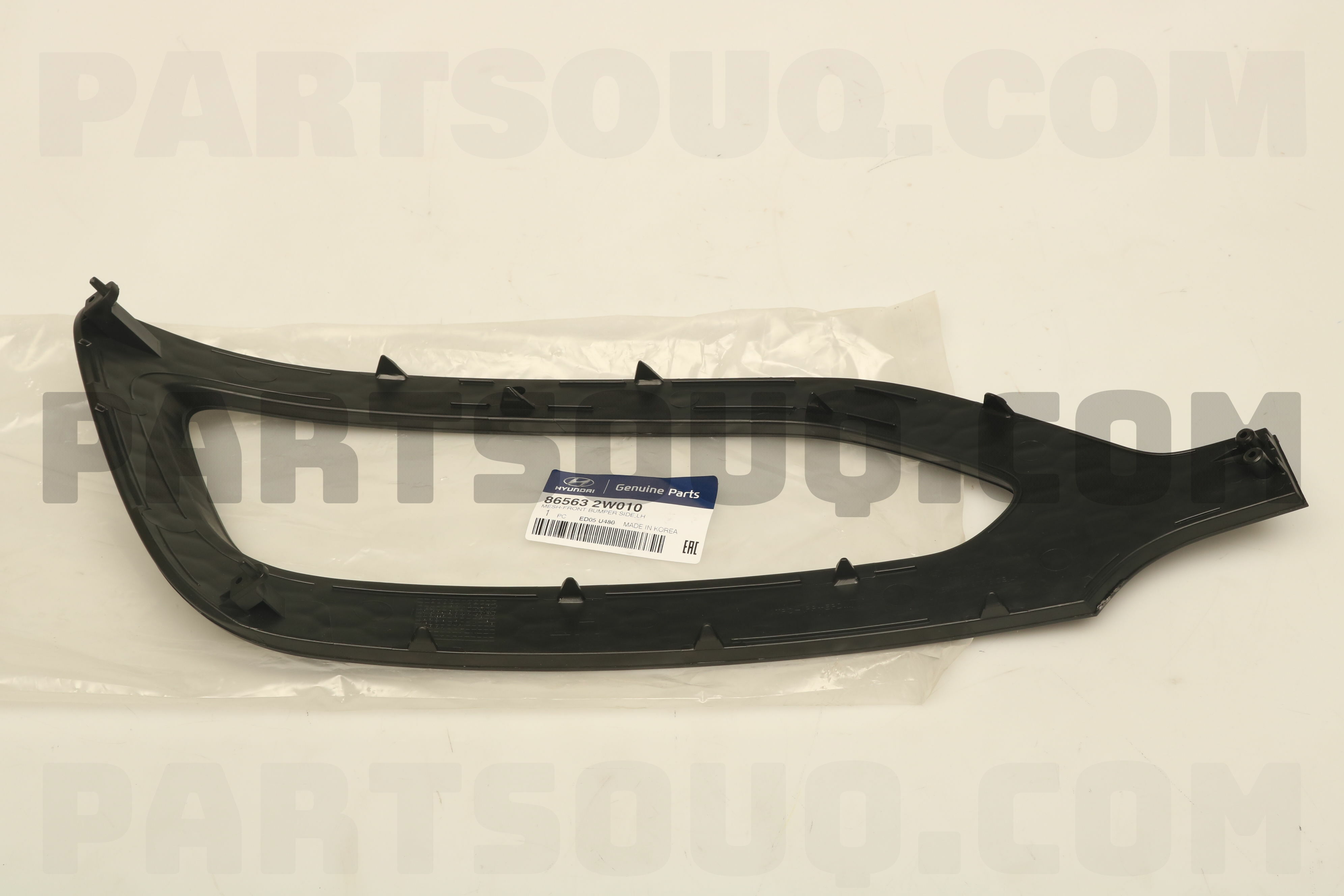 MESH-FR BUMPER SIDE LH 865632W010 | Hyundai / KIA Parts
