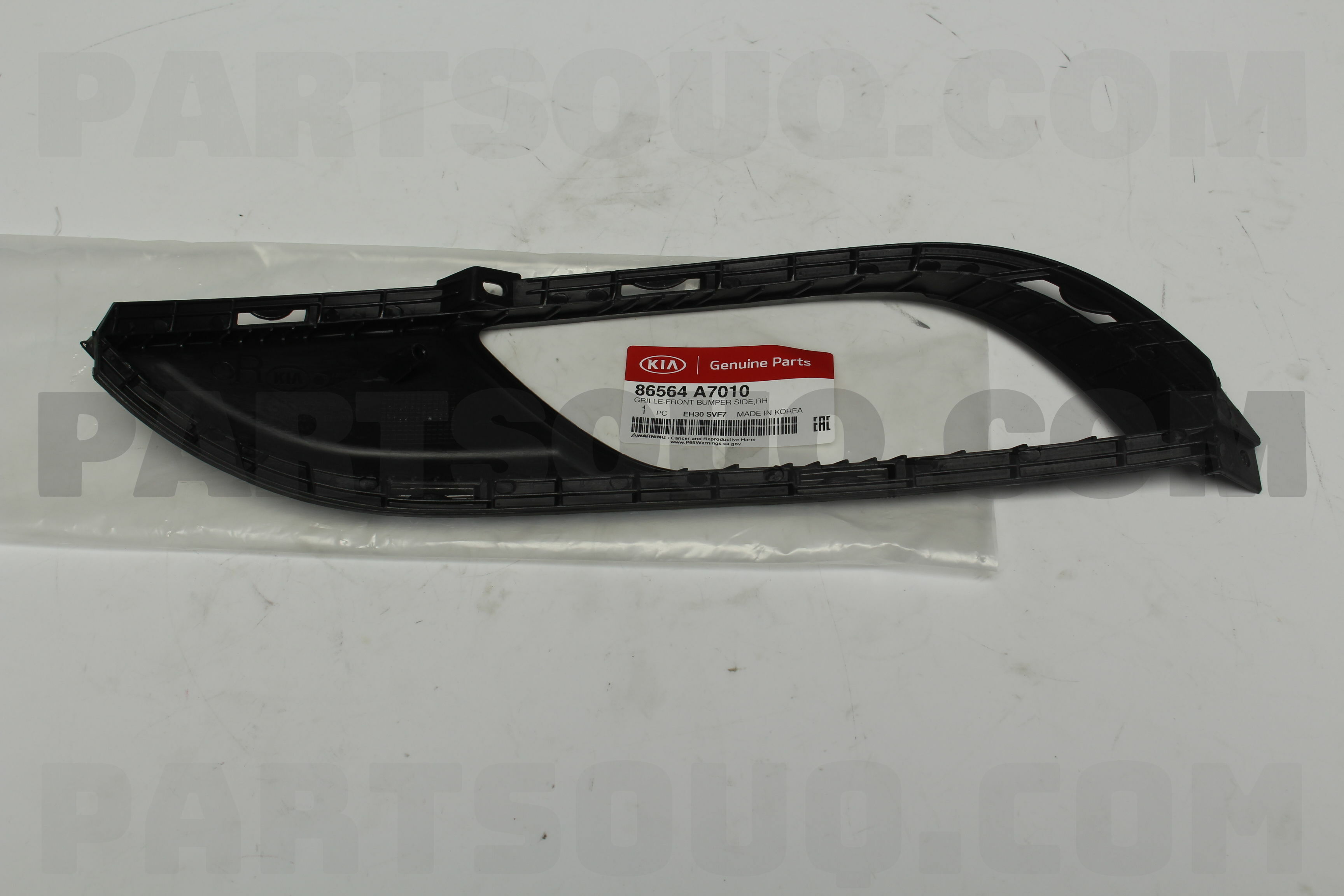 超激安 GRILLE-FR BUMPER PartSouq | Parts KIA / Hyundai | 86564A7010 SID パンツ