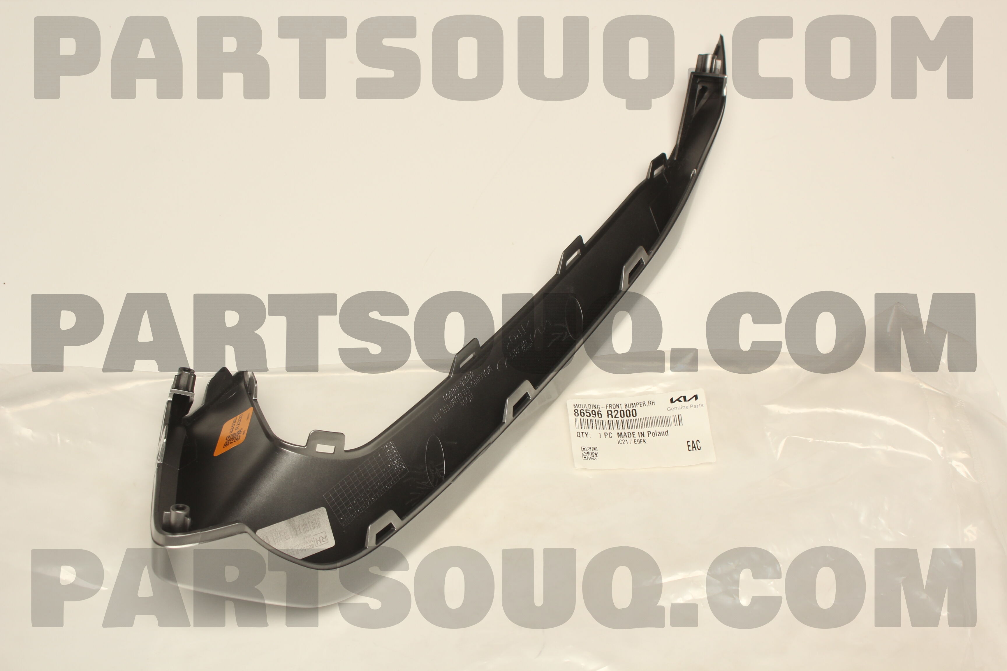 MOULDING-FRONT BUMPER,RH 86596R2000 | Hyundai / KIA Parts | PartSouq