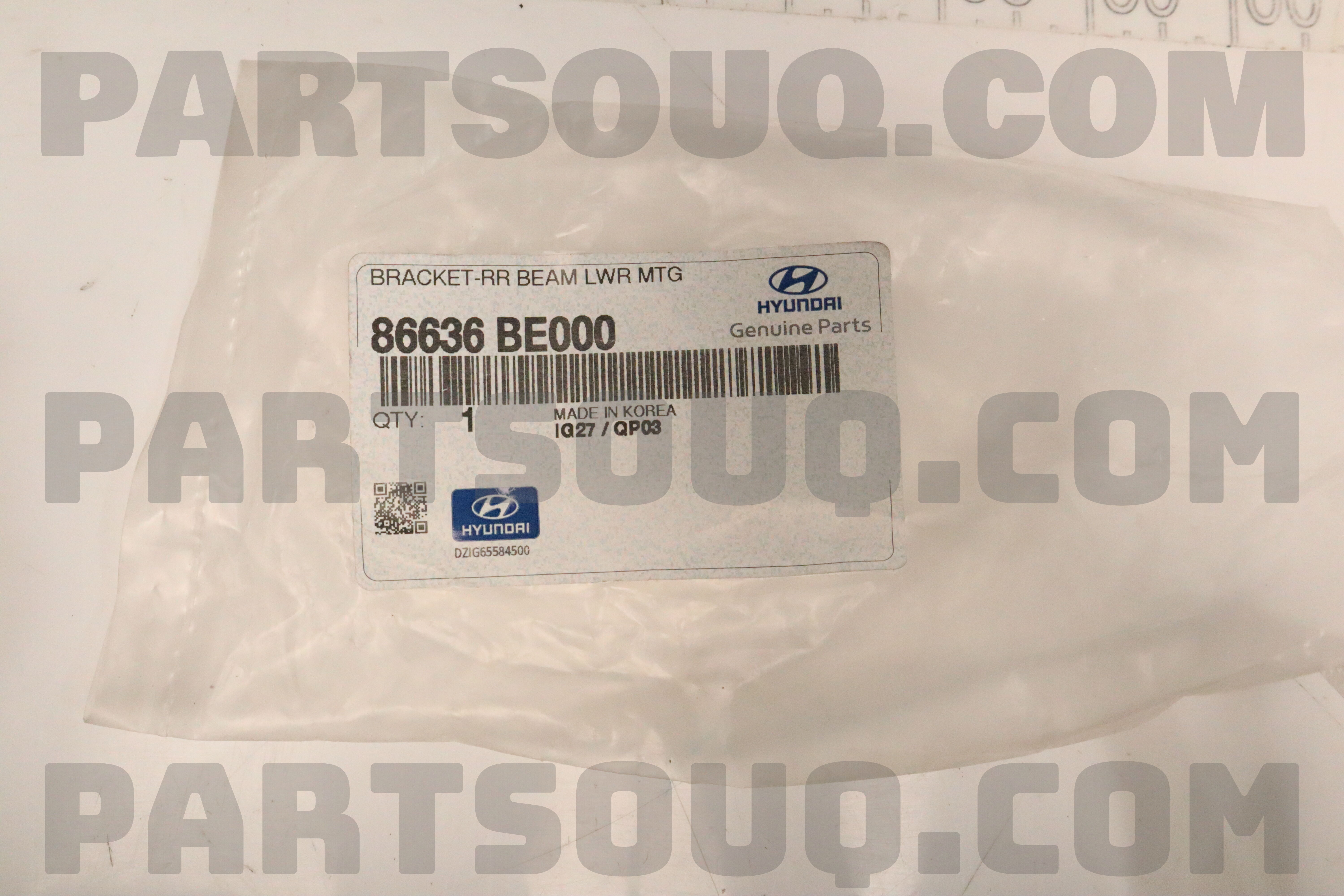 BRACKET-RR BEAM LWR MTG 86636BE000 | Hyundai / KIA Parts | PartSouq