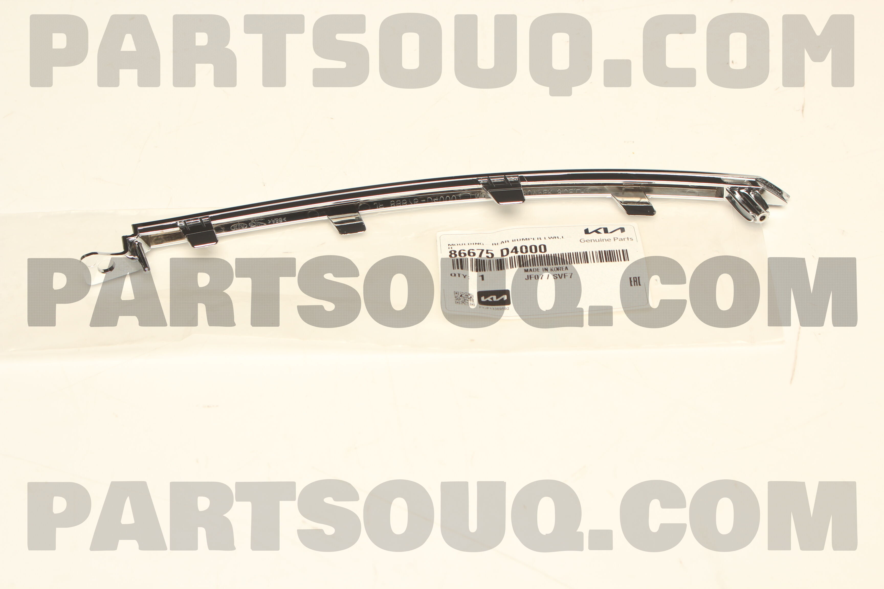 86675 R6000 MOULDING-REAR BUMPER LWR,LH 86675D4000 | Hyundai / KIA Parts | PartSouq
