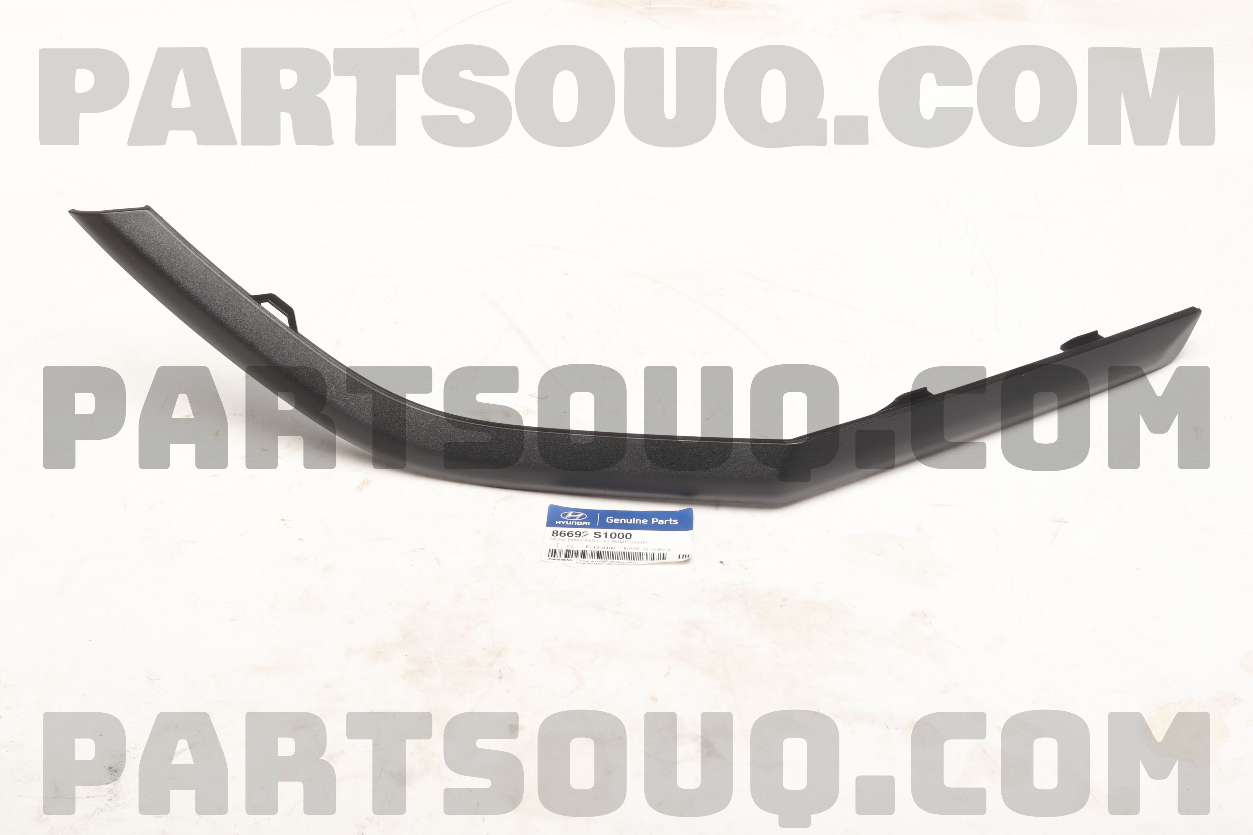 頭文字H MOULDING ASSY-RR BUMPER,RH 86692S1000 | Hyundai / KIA Parts | PartSouq