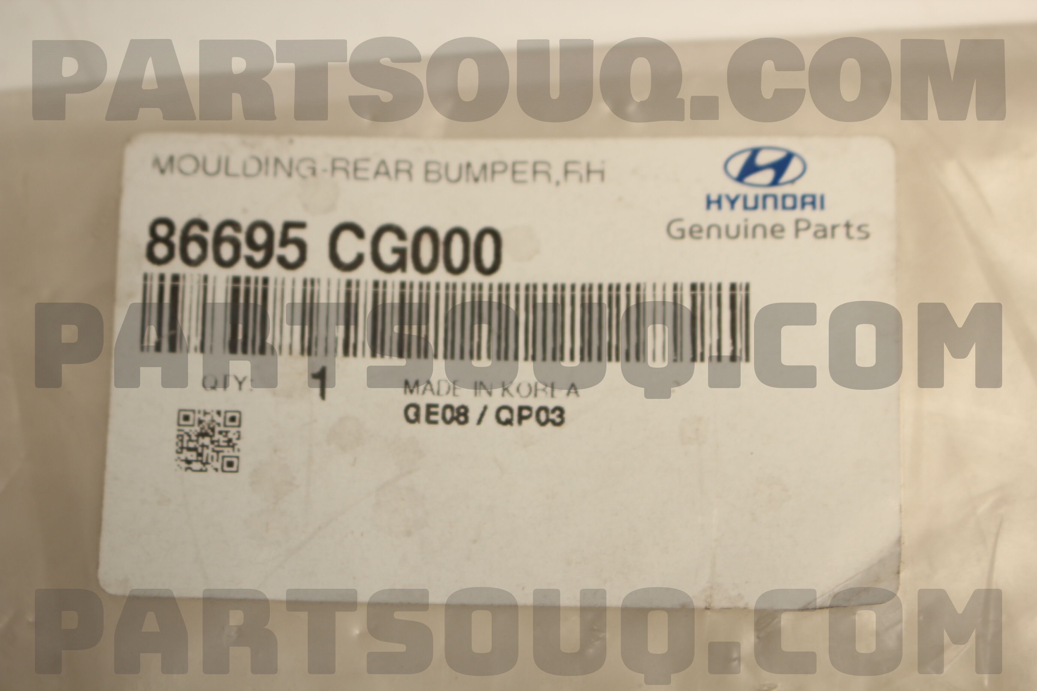 MOULDING - REAR BUMPER, RH 86695CG000 | Hyundai / KIA Parts | PartSouq