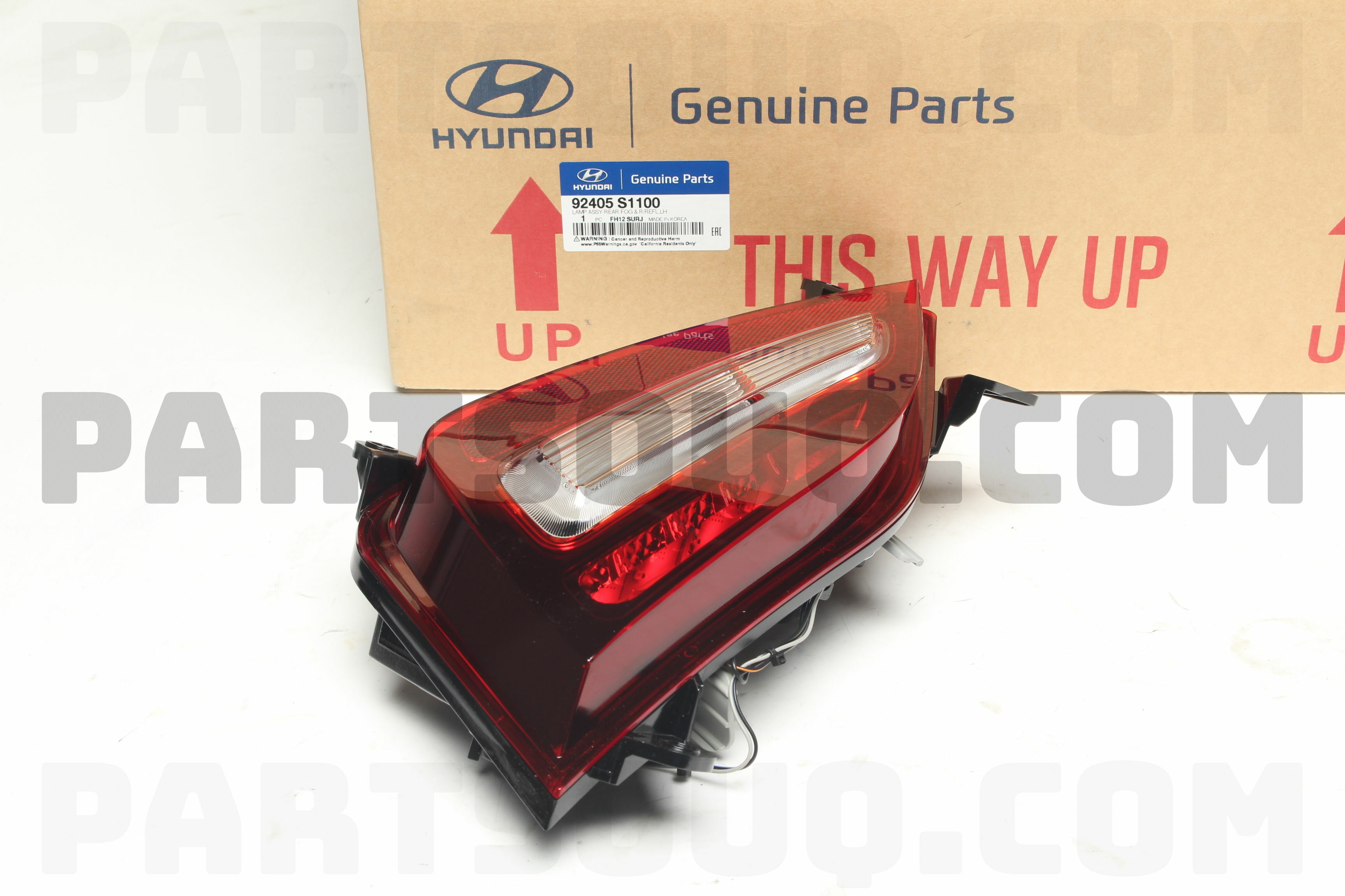 LAMP ASSY-REAR FOG & R/REFL,LH 92405S1100 | Hyundai / KIA Parts | PartSouq