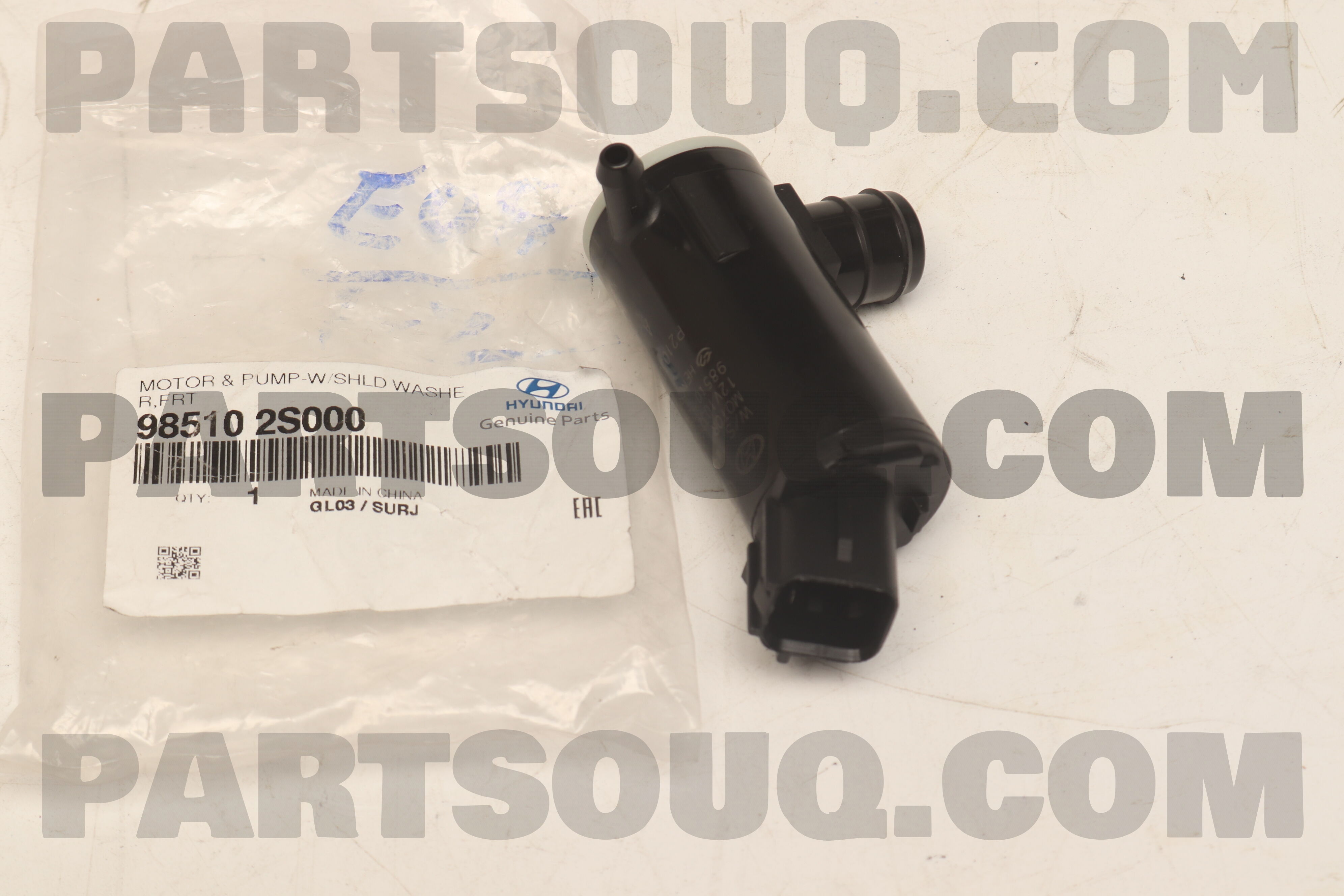 Windshield Washer Pump – 98510-3E000 – Fits Hyundai Santa Fe, Getz, Kia Rondo, Sorento