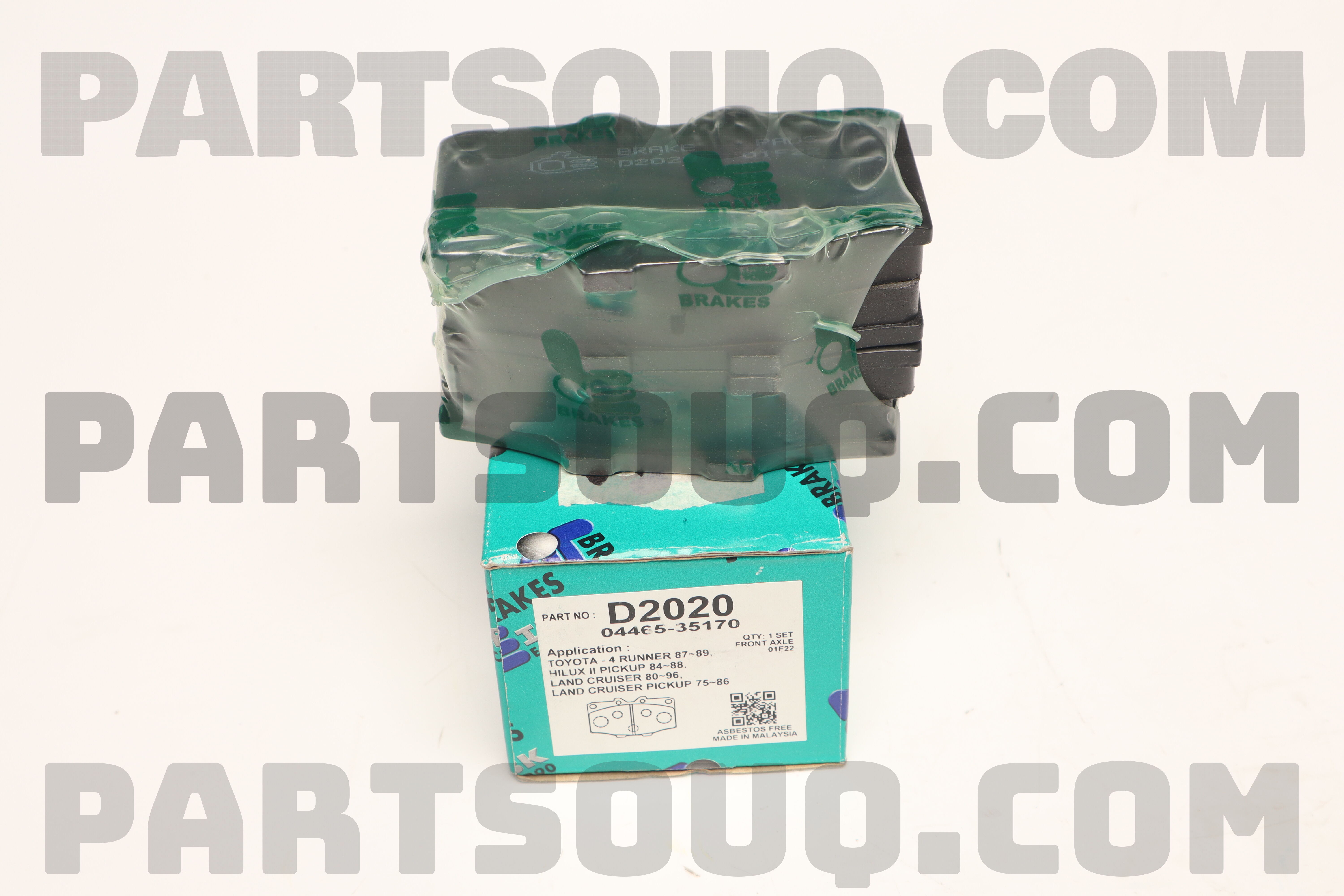 D2020 BRAKE PAD FR FJ CRUISER (GSJ1_) 4.0 4WD (GSJ15_) [05-18]