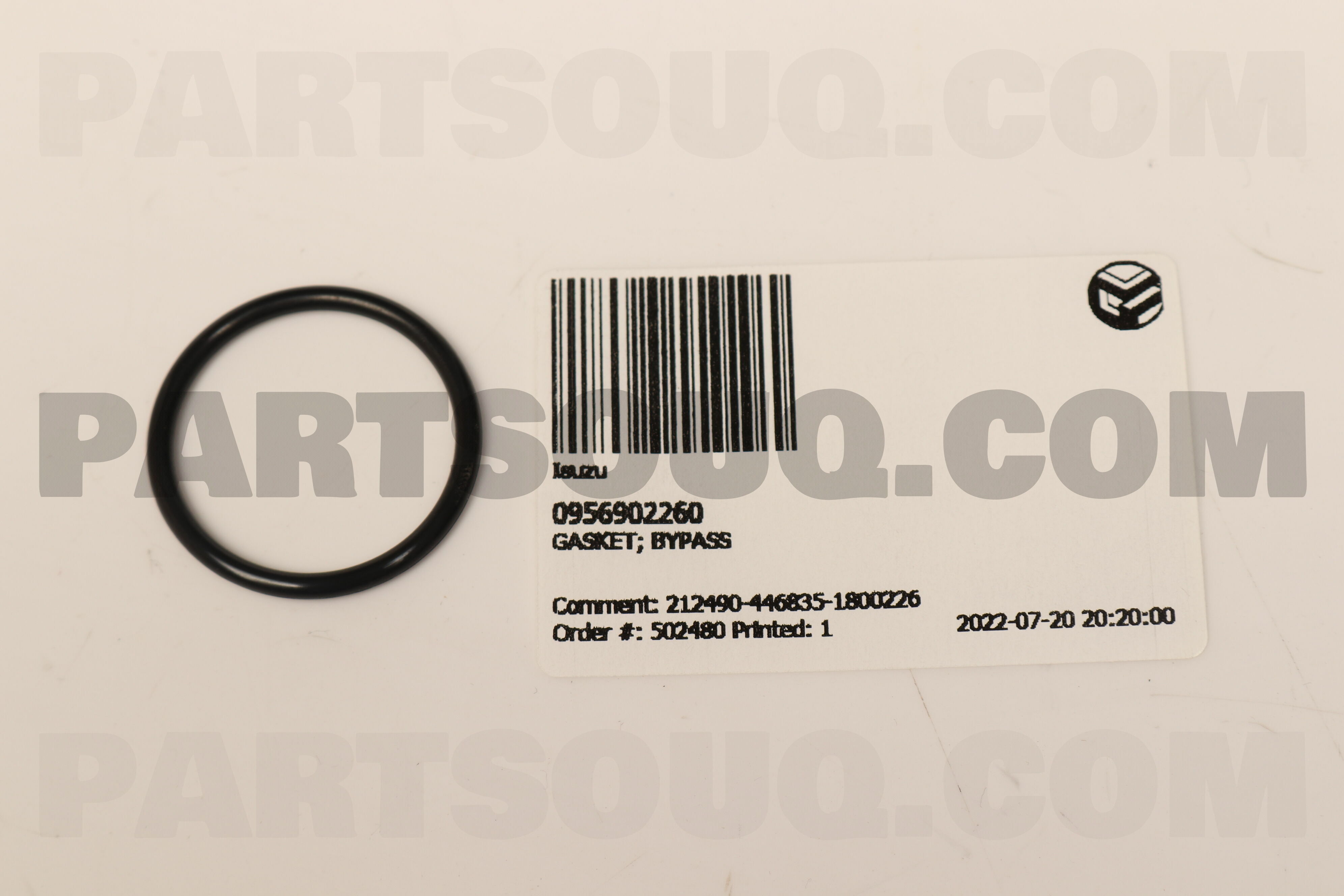 GASKET; BYPASS 0956902260 | Isuzu Parts | PartSouq