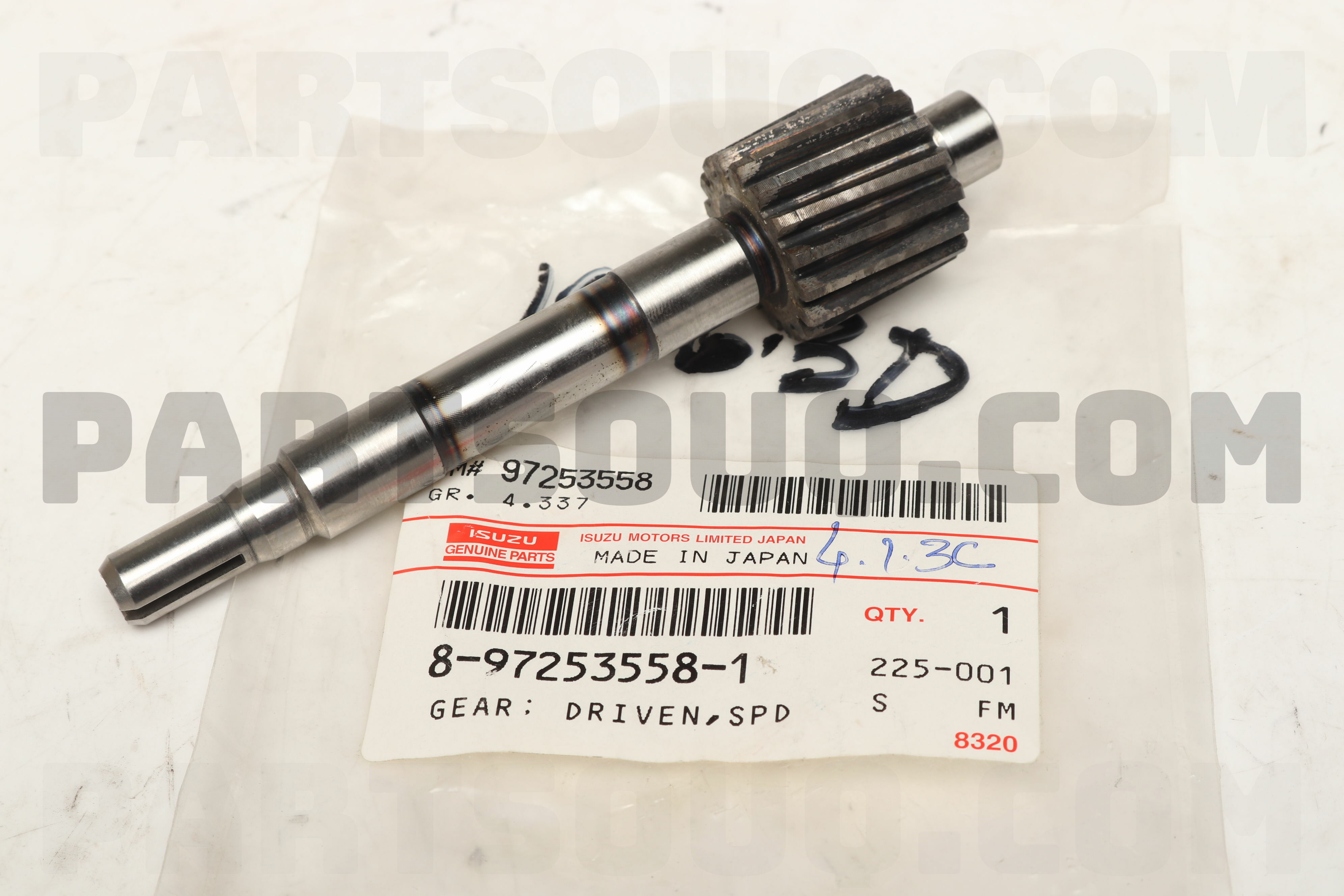 【在庫あり/即出荷可】 DRIVEN,SP GEAR; 8972535581 PartSouq | Parts Isuzu | ジャケット・アウター