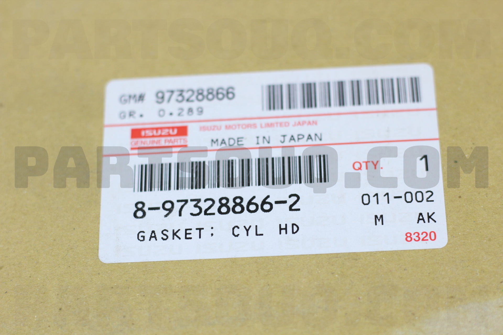 【人気投票 1~37位】ハイブランド人気ランキング！ 8973288662 HD CYL GASKET; | PartSouq | Parts Isuzu 掃除機・クリーナー