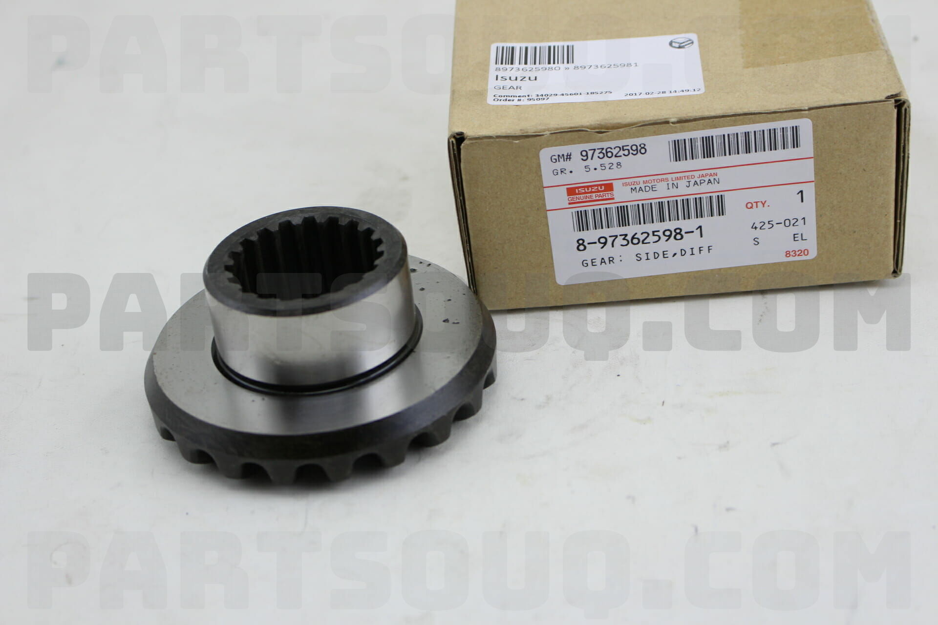 GEAR SIDE DIFF 8973625981 | Isuzu Parts | PartSouq