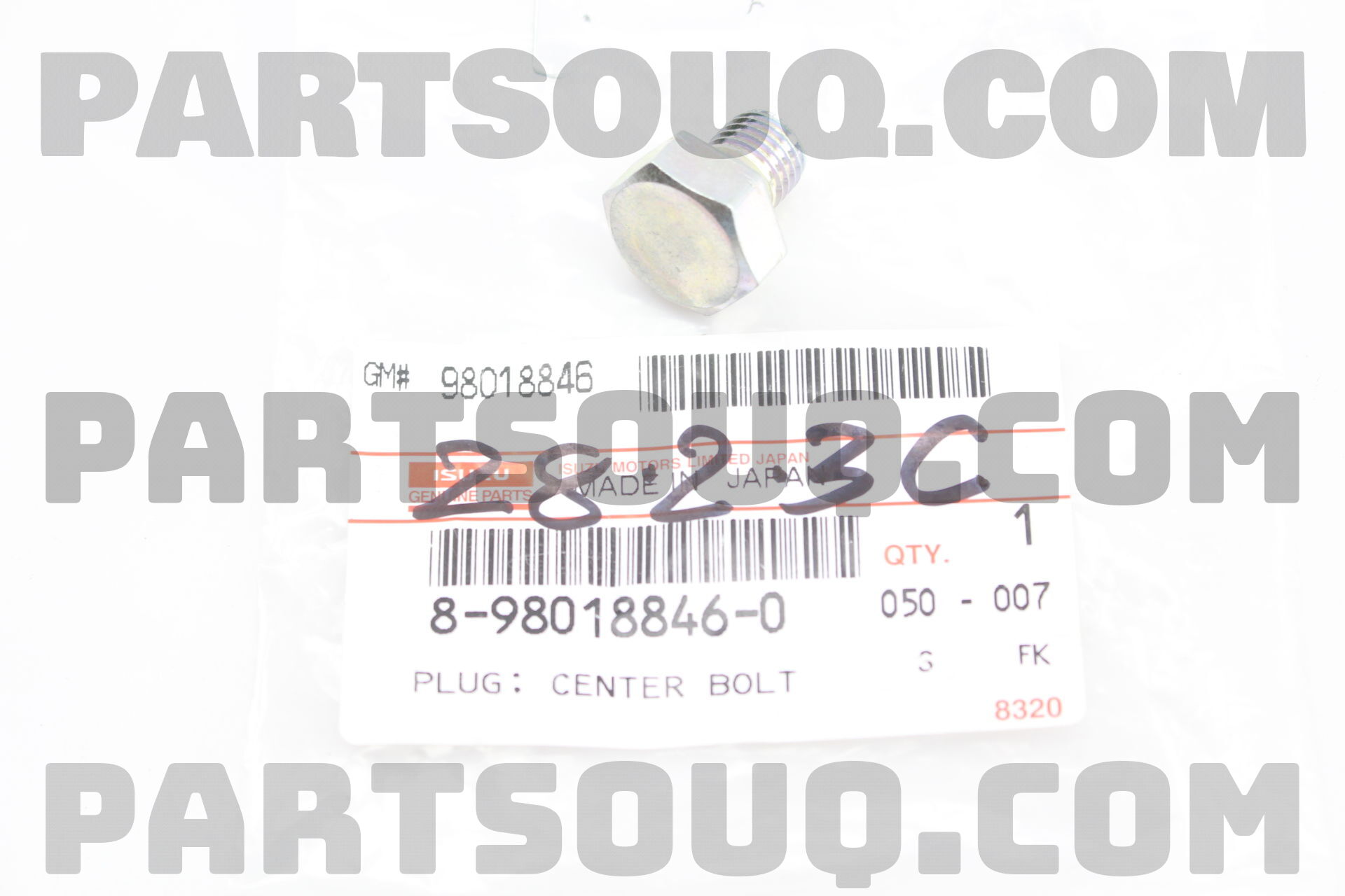 3465　こちらは専用です PLUG; CENTER BO 8980188460 | Isuzu Parts | PartSouq