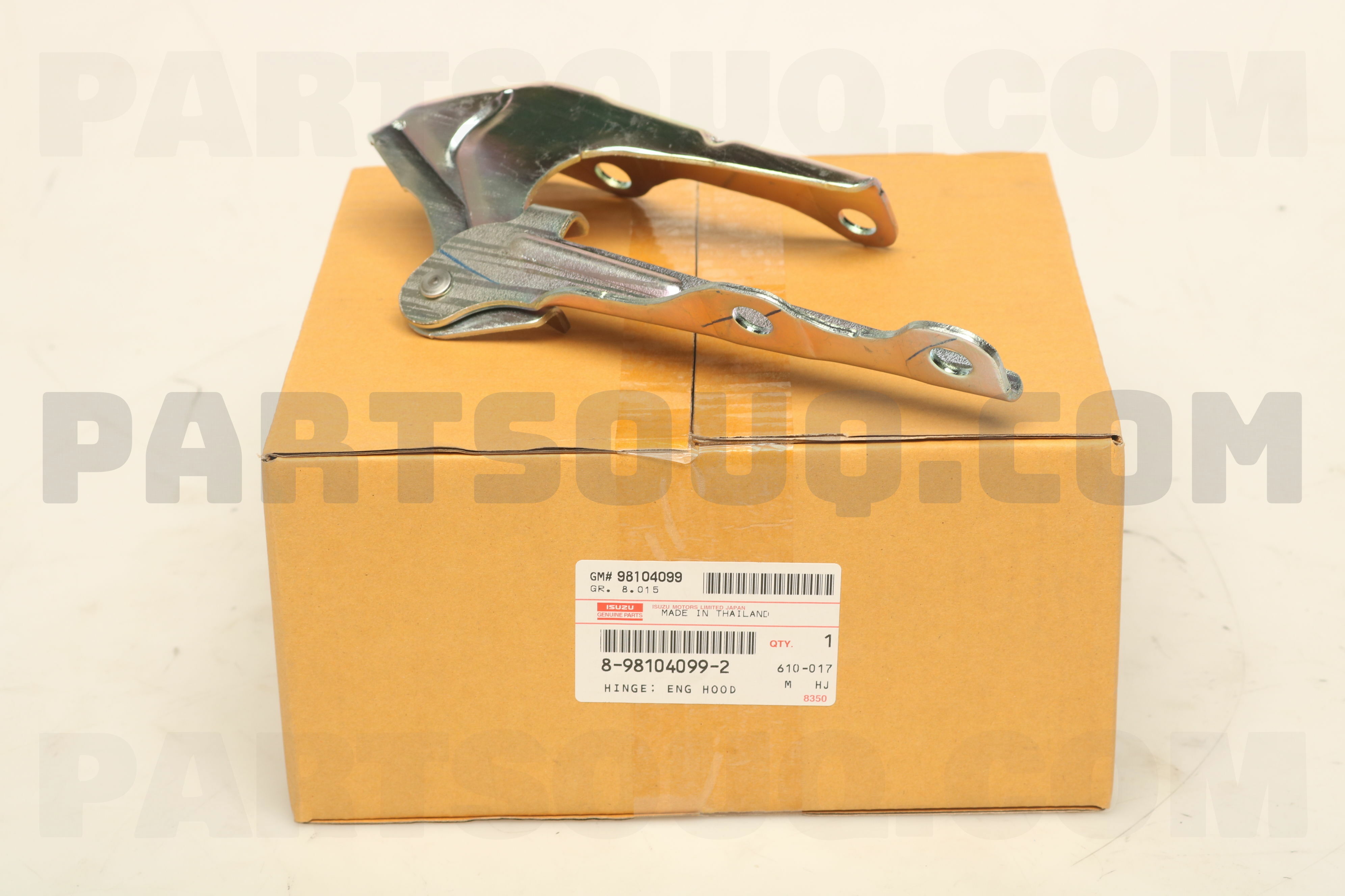 【在庫あり】 Hinge; Eng Hood 8981040992 | Isuzu Parts | PartSouq コレクション