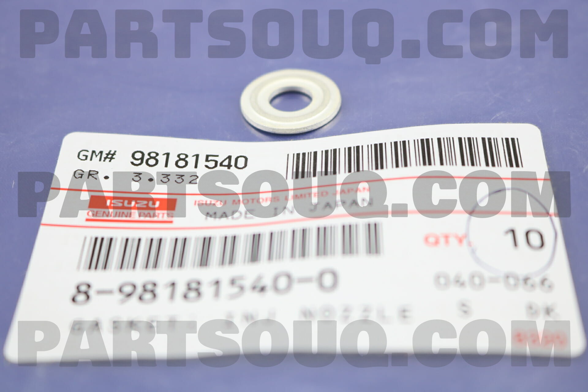 Gasket; Inj Nozzle 8981815400 | Isuzu Parts | PartSouq