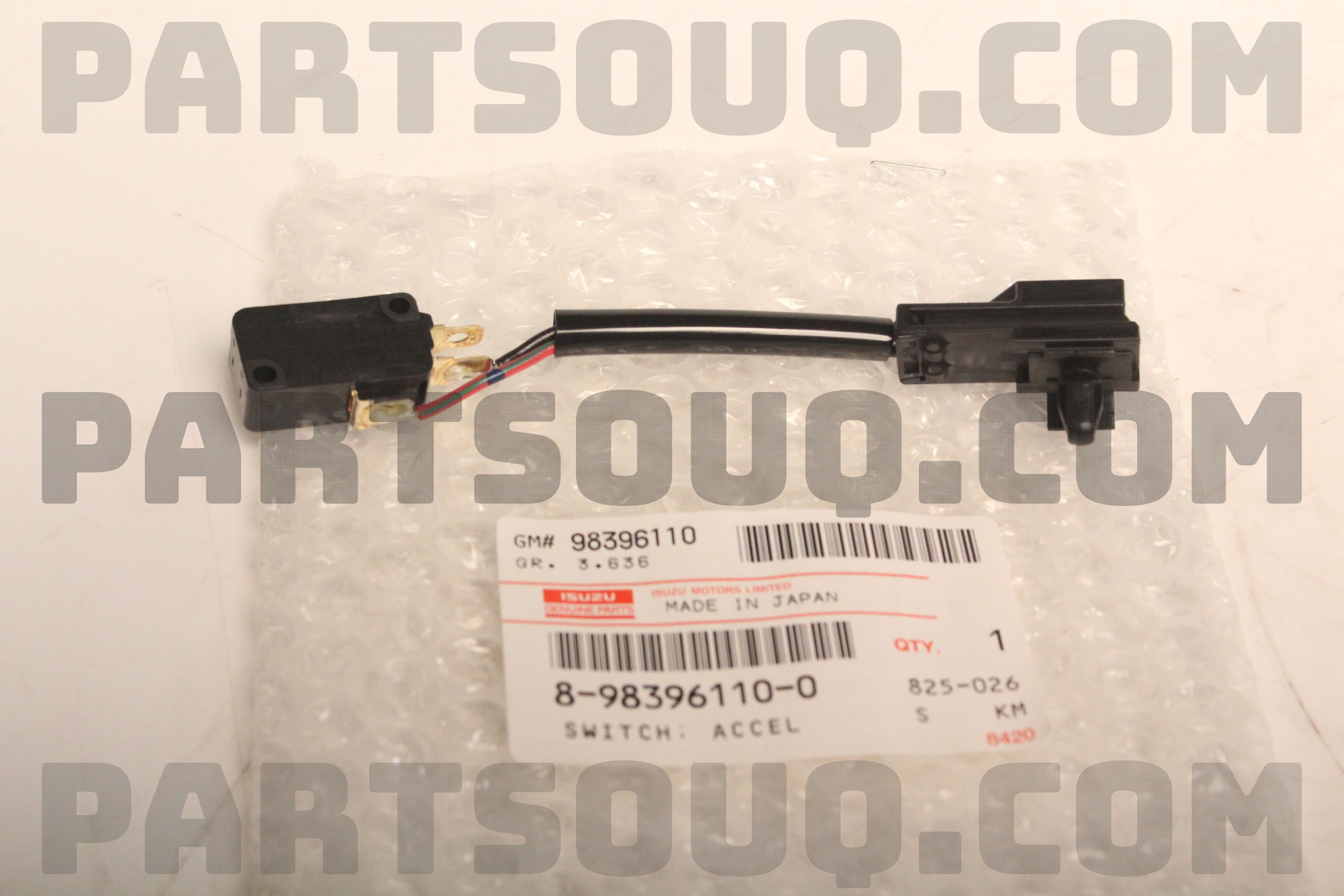 SWITCH; ACCEL 8983961100 | Isuzu Parts | PartSouq