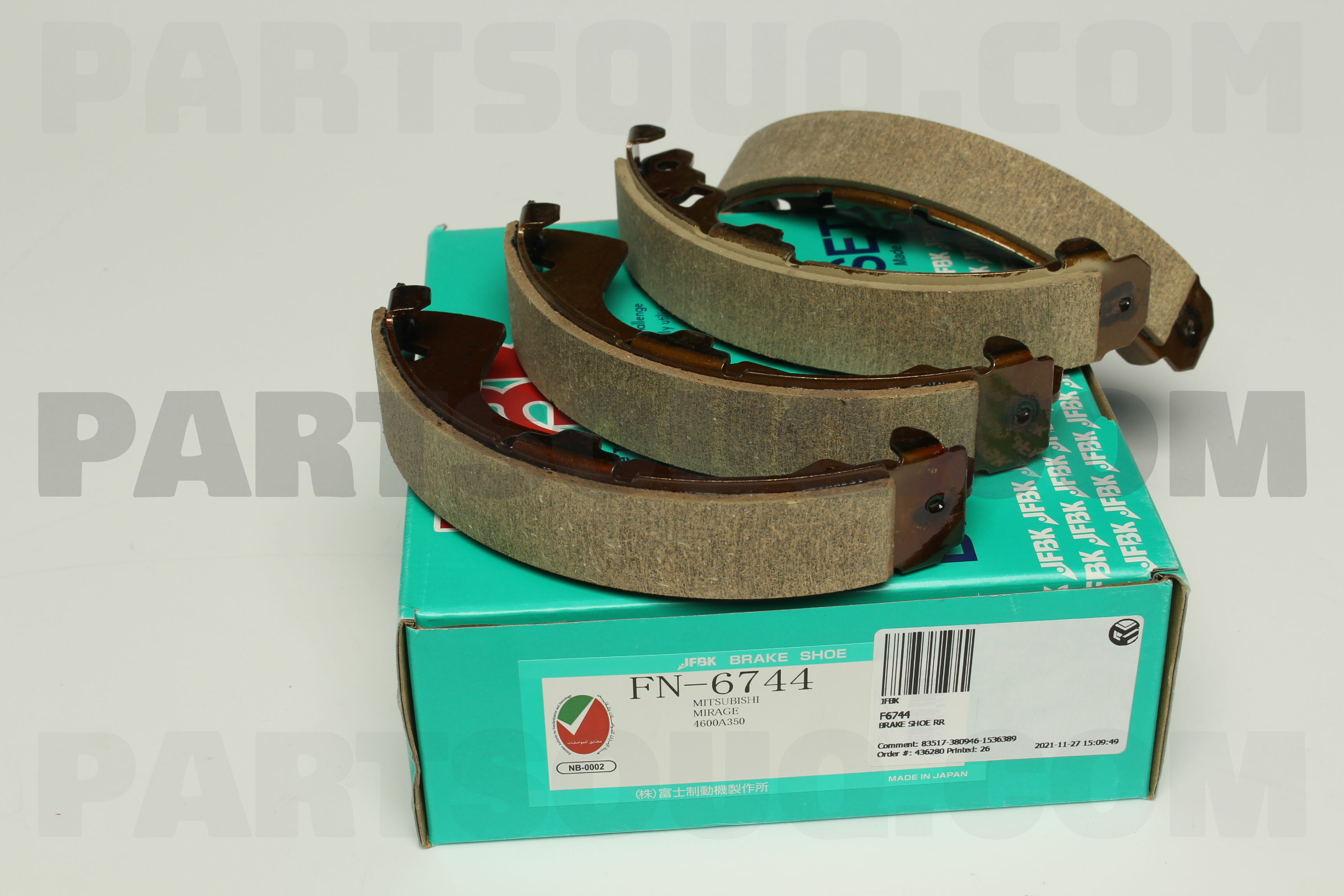 沸騰ブラドン SHOE BRAKE RR PartSouq | Parts JFBK | F6744 絵画