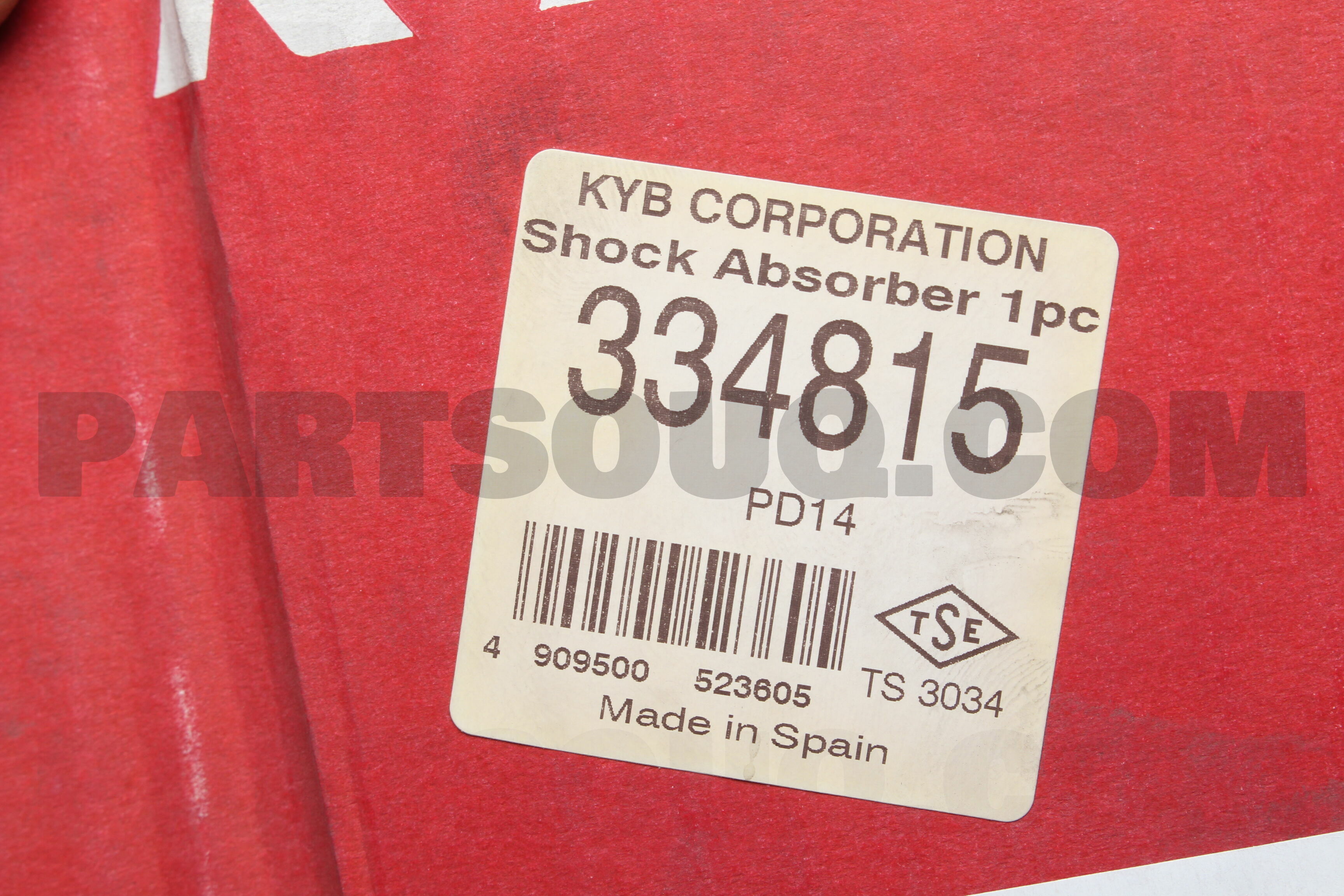 SHOCK ABSORBER 334815 | Kayaba Parts | PartSouq SHOCK ABSORBER 334815 | Kayaba Parts | PartSouq