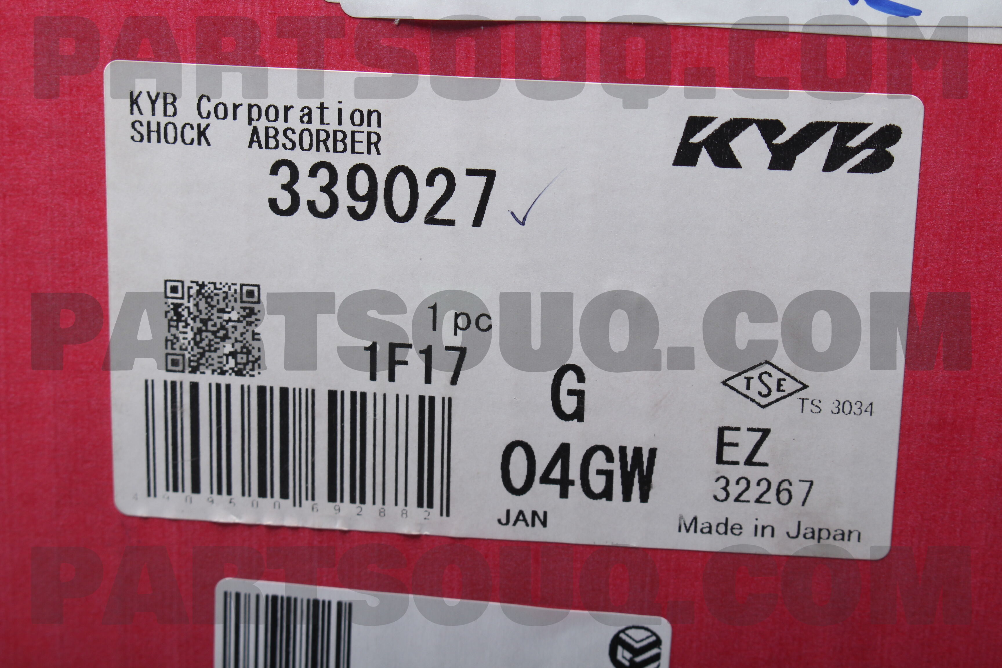 SHOCK ABSORBER HO STEP WGN F/ RH KYB 339027 | Kayaba Parts | PartSouq