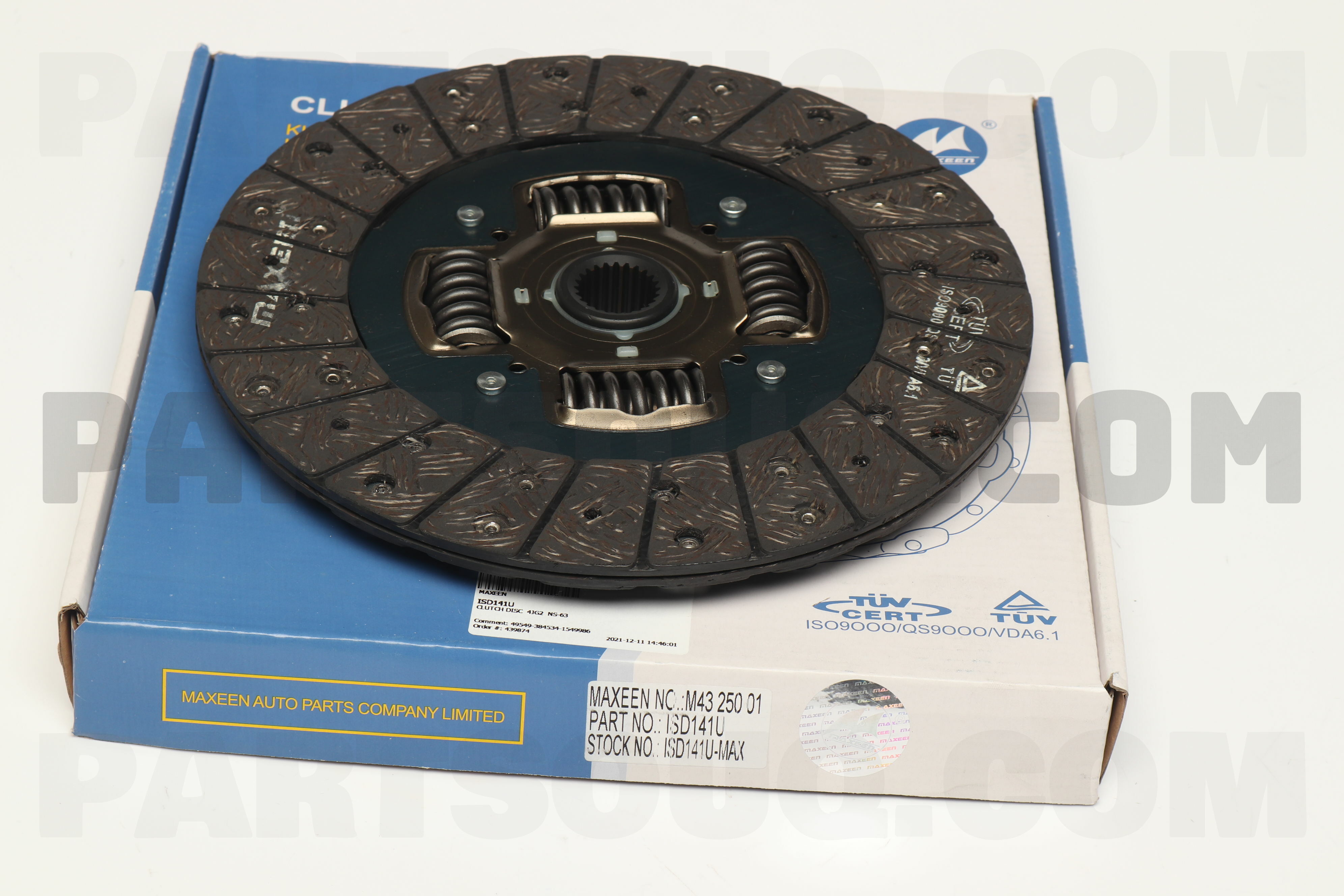 CLUTCH DISC 4JG2 NS-63 ISD141U | MAXEEN Parts | PartSouq