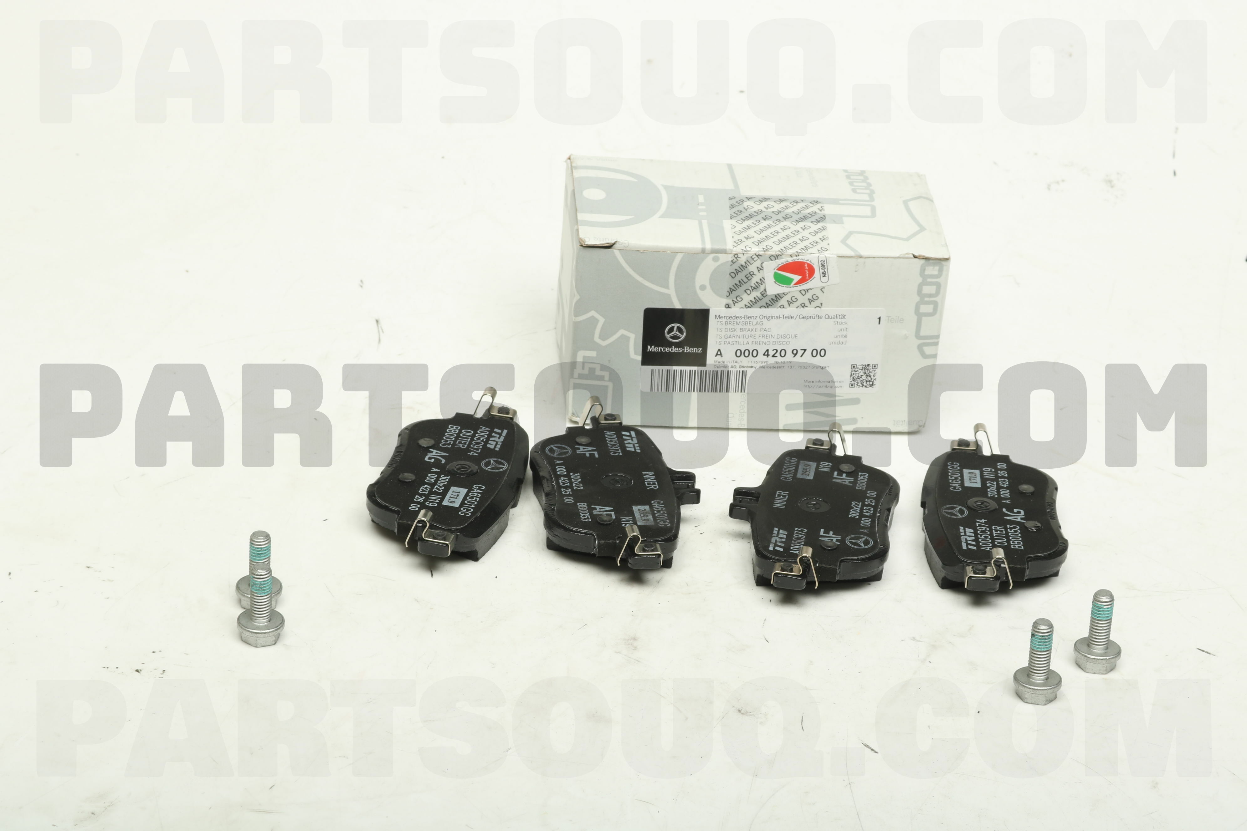 BRAKE PAD RER E W213 A0004209700 MERCEDES Parts PartSouq