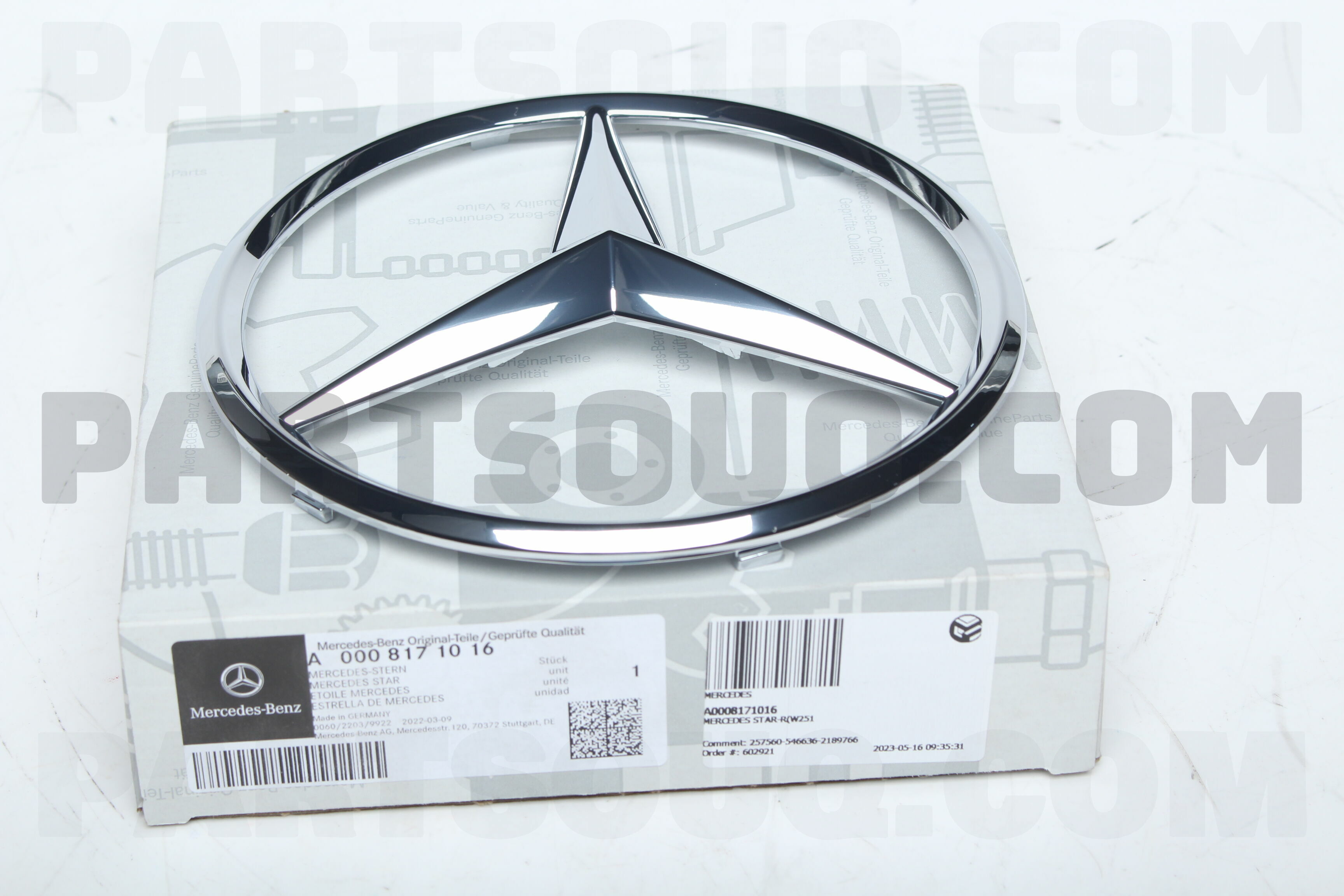 A0008171016 MERCEDES MERCEDES STAR R W251