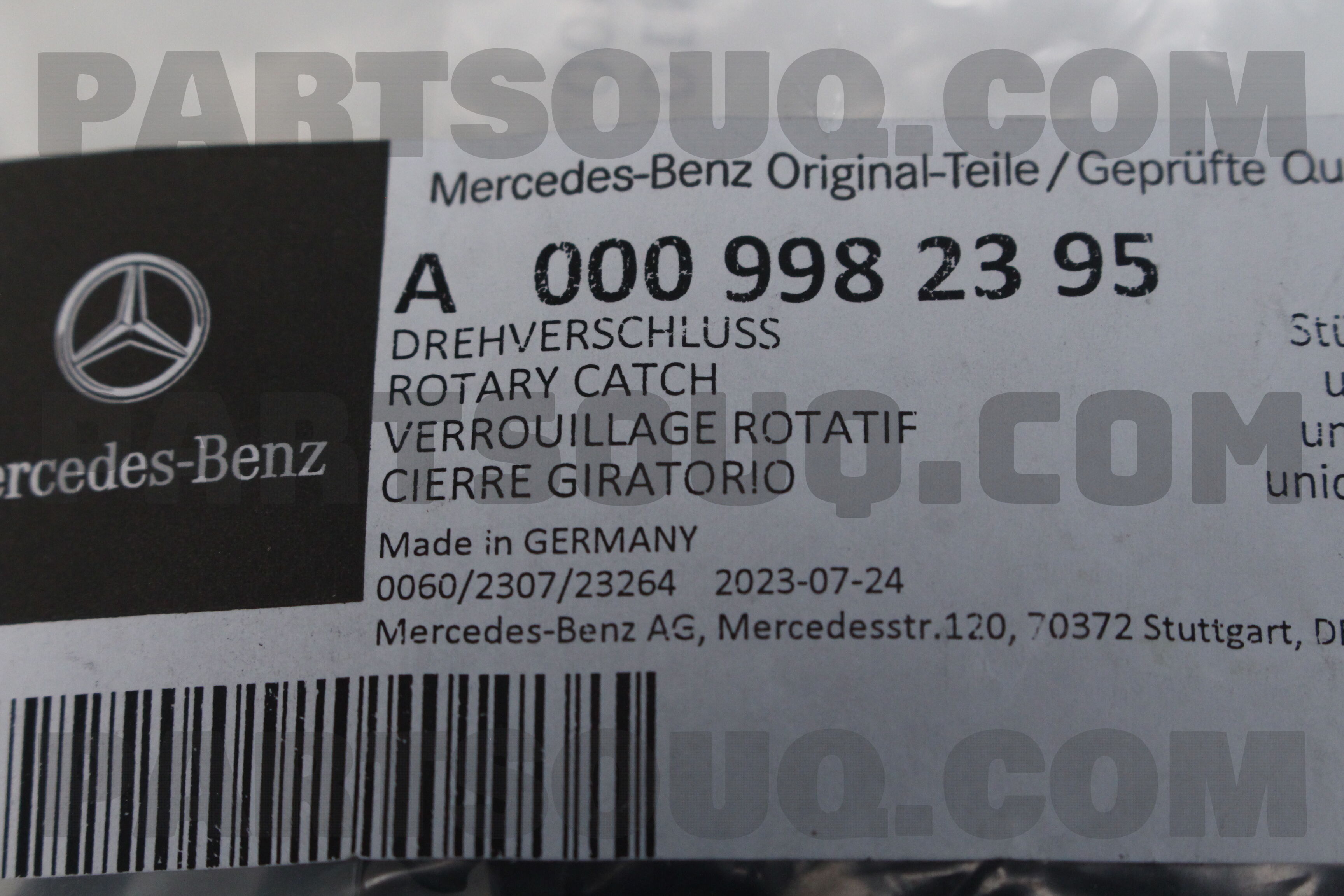 ROTARY CATCH A0009982395 | MERCEDES Parts | PartSouq