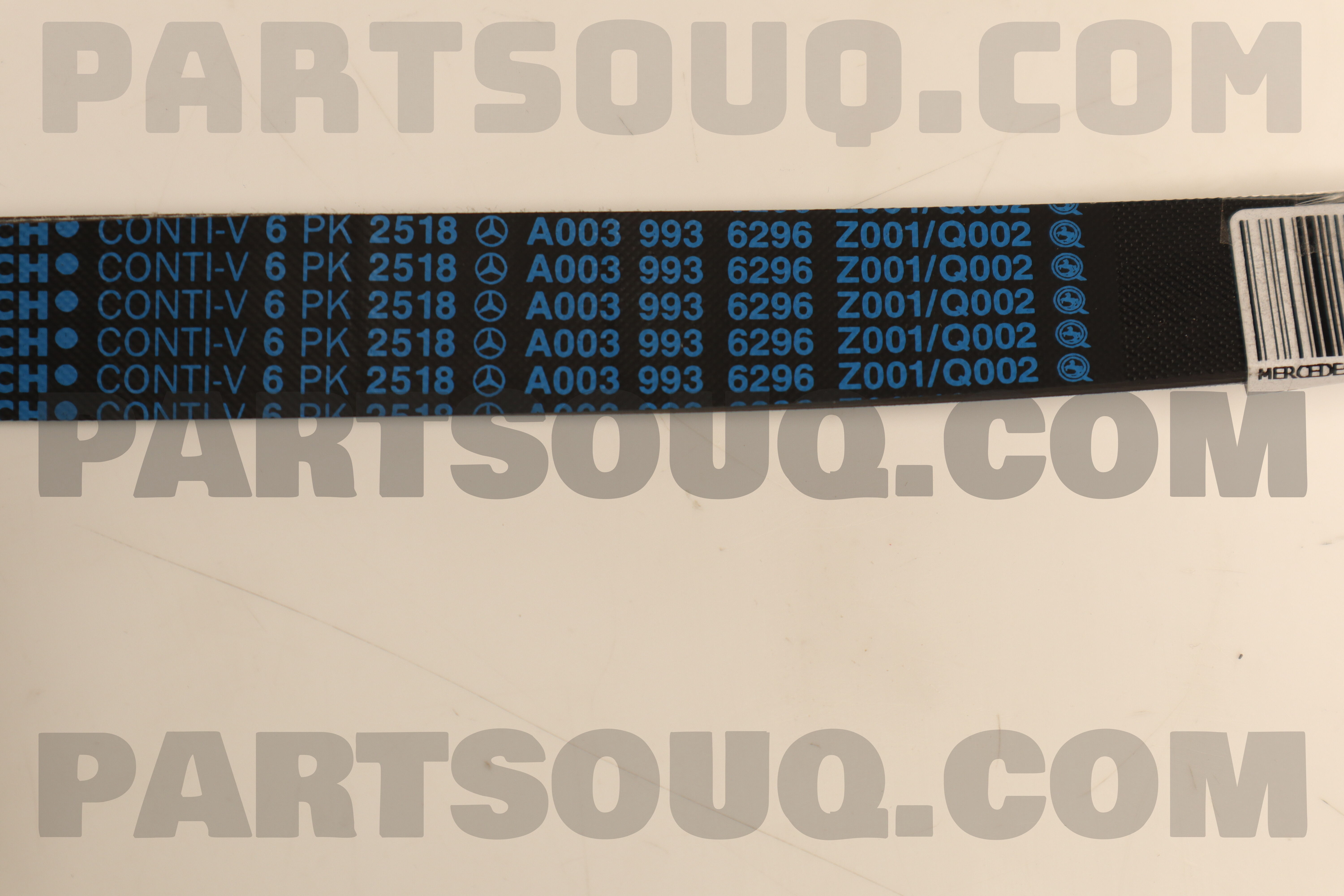 V-RIBBED BELT(6PK2518)-S(W222) A0039936296 | MERCEDES Parts