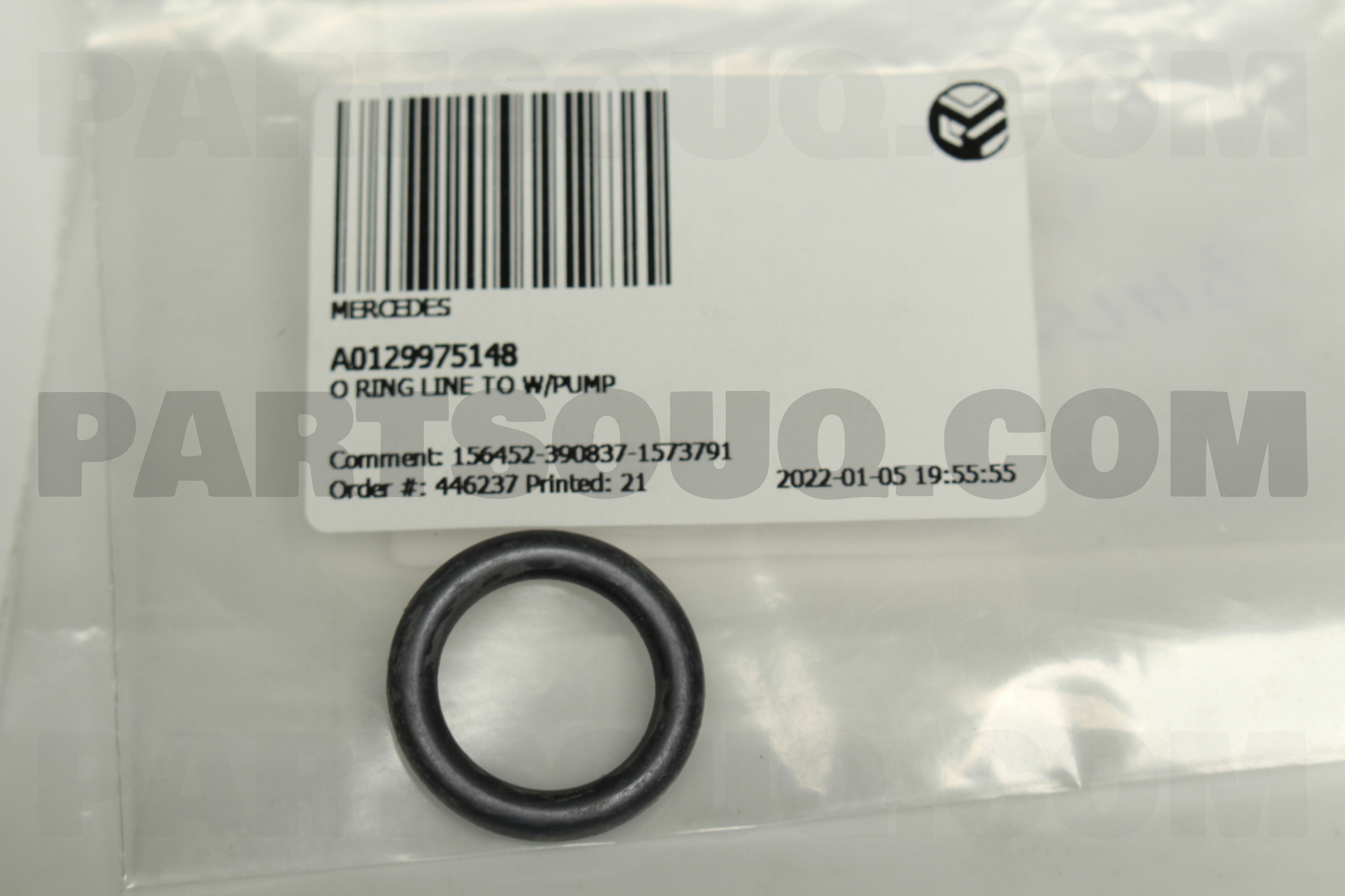 O RING LINE TO W/PUMP A0129975148 | MERCEDES Parts | PartSouq