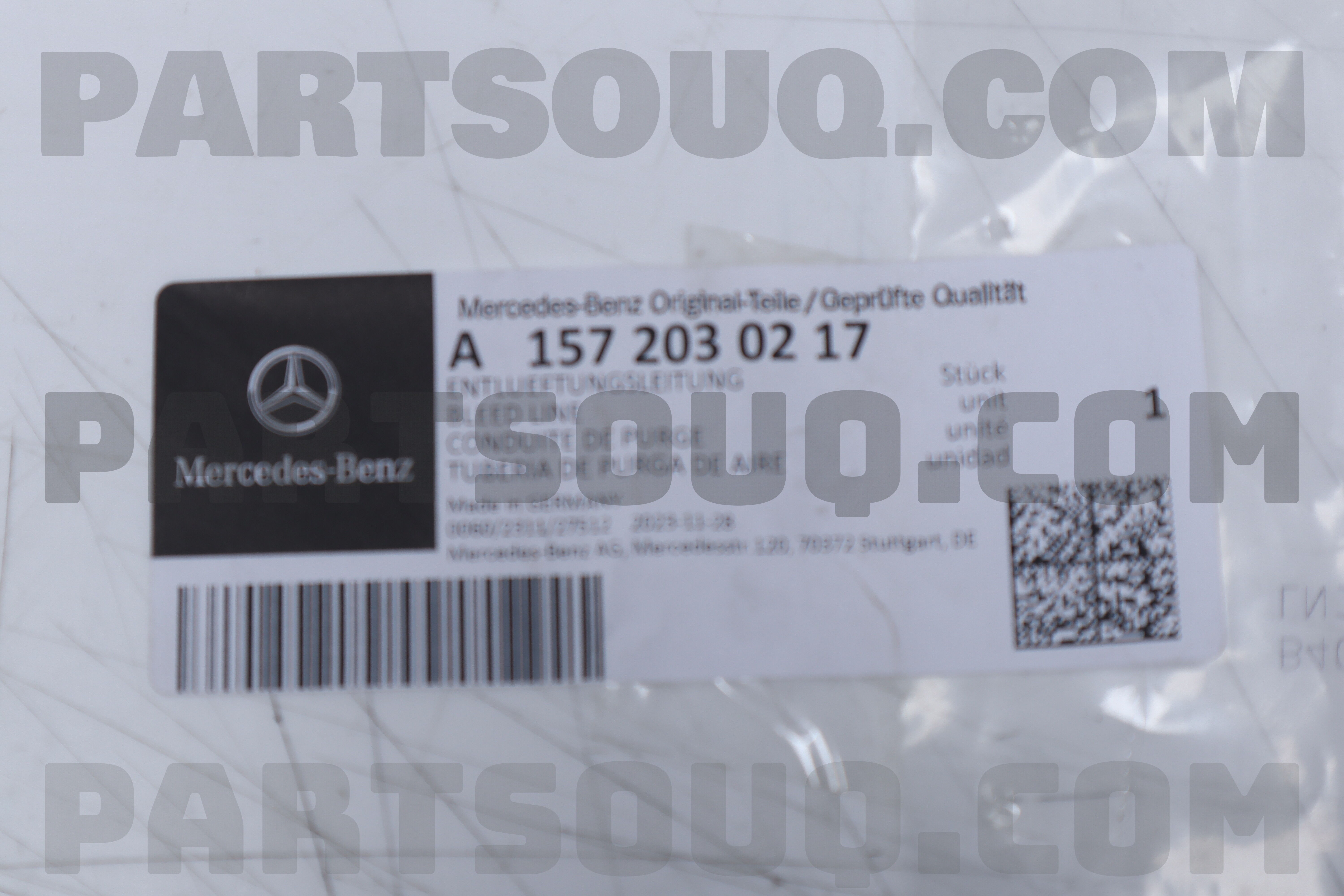 VENT LINE,TIMING CASE-G(W463) A1572030217 | MERCEDES Parts | PartSouq