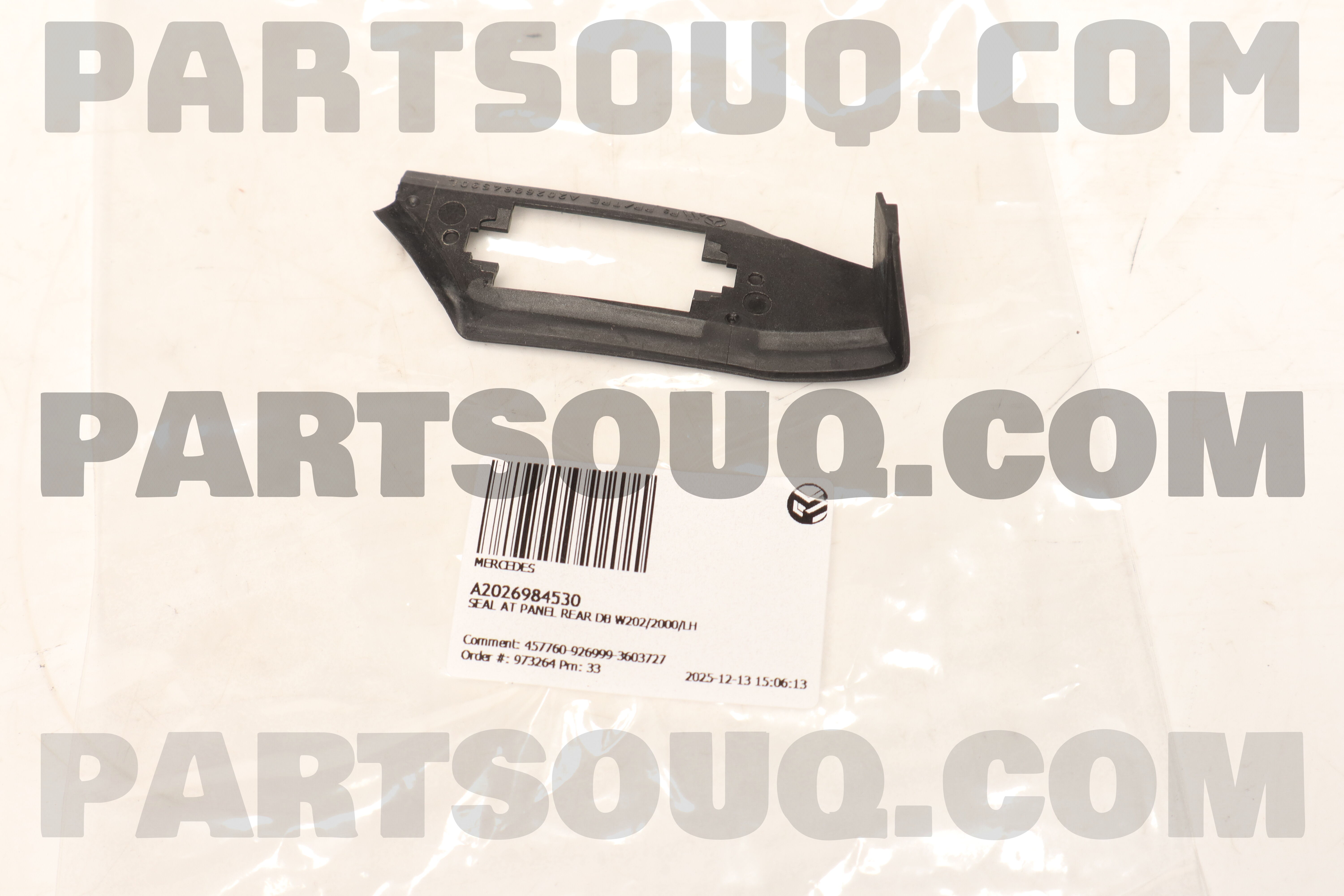 SEAL AT PANEL REAR DB W202/2000/LH A2026984530 | MERCEDES Parts | PartSouq