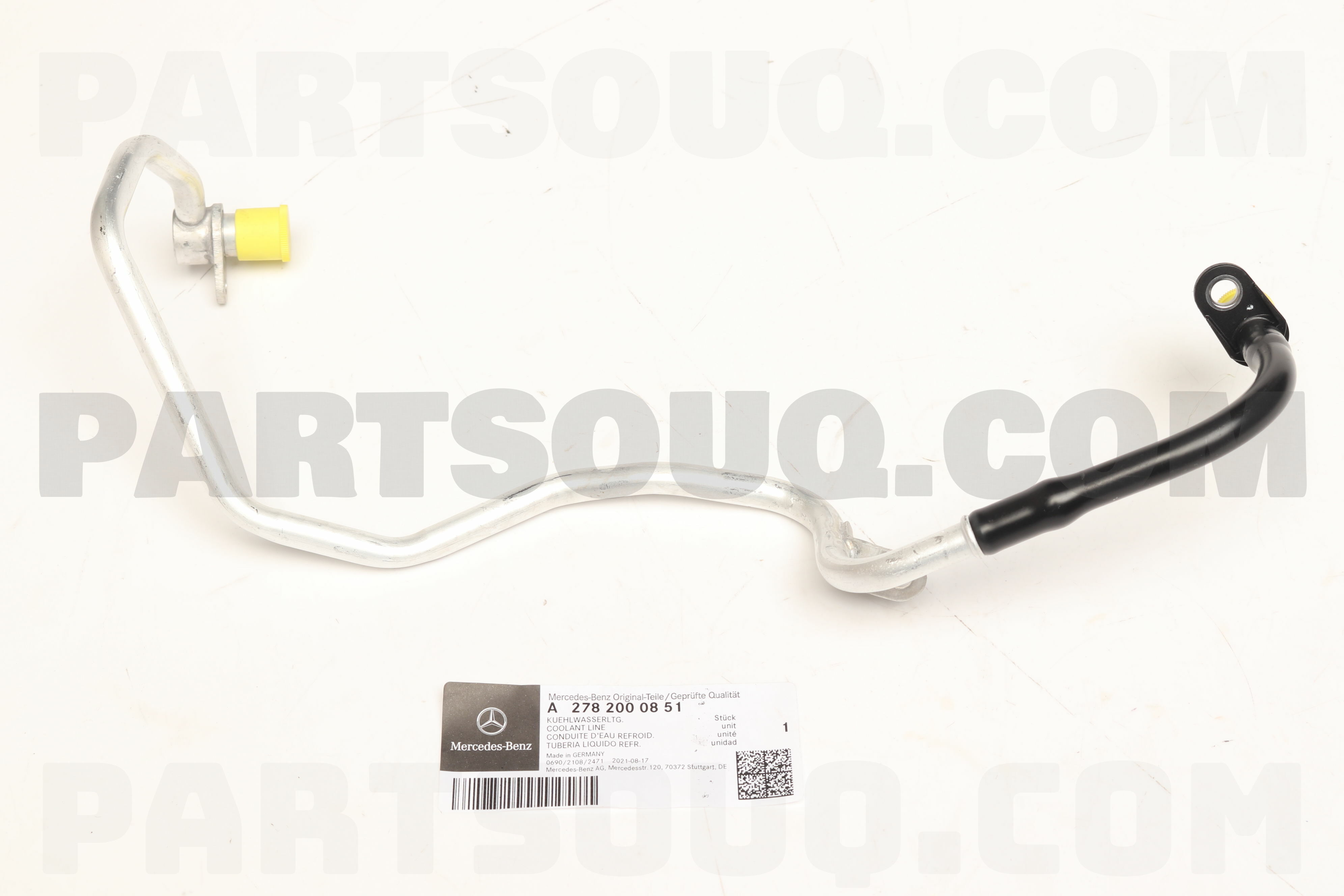 COOLANT LINE,ENG COOLIE(W212) 2782000851 MERCEDES Parts PartSouq
